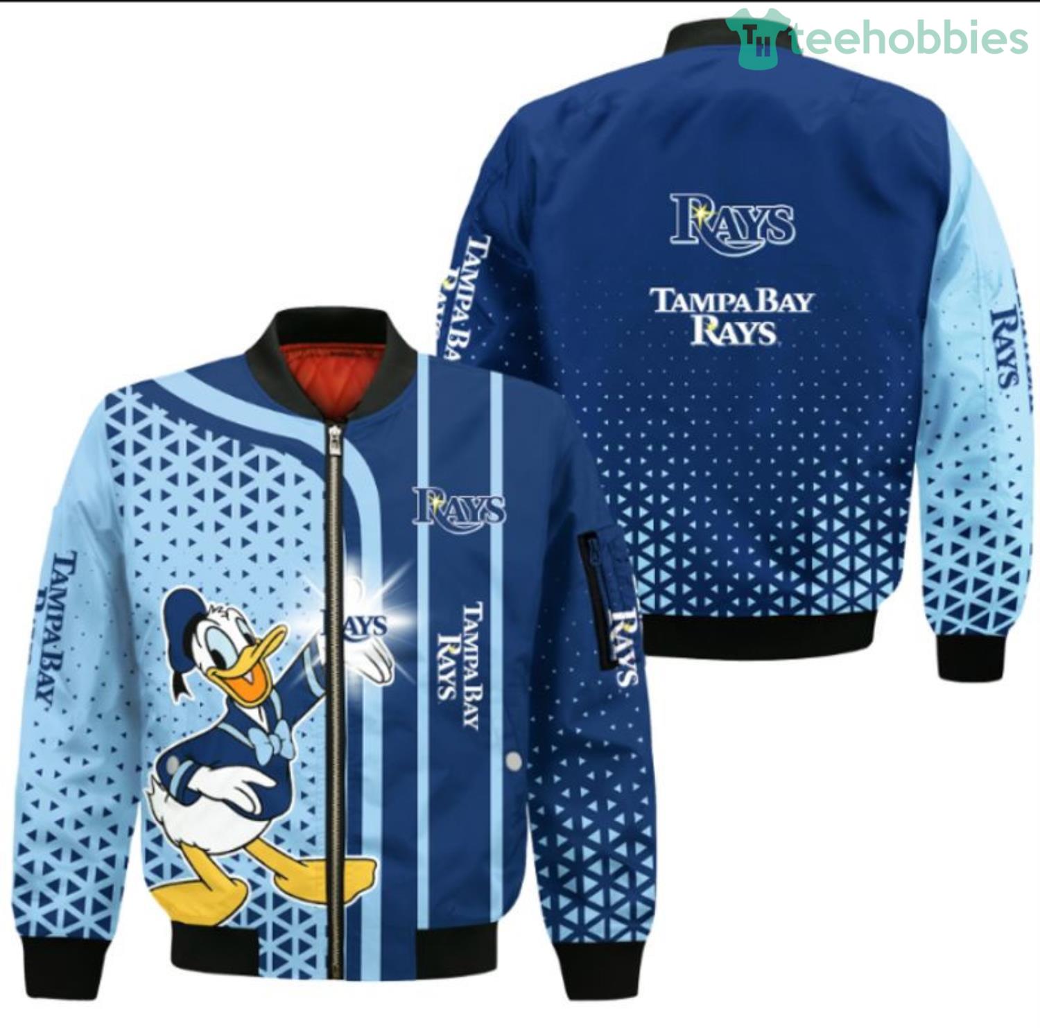 Tampa Bay Rays Donald Hoodie Zip up Hoodie T-shirt Bomber Sweater Product Photo 4 Tampa Bay Rays Donald Hoodie Zip up Hoodie T-shirt Bomber Sweater Product Photo 4