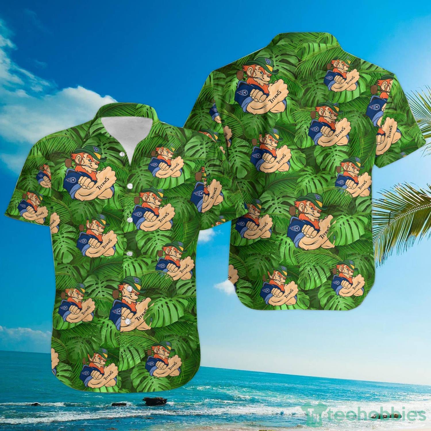 Tennessee Titans Leprechaun St. Patricks Day Hawaiian Shirts For Men And Women Product Photo 1