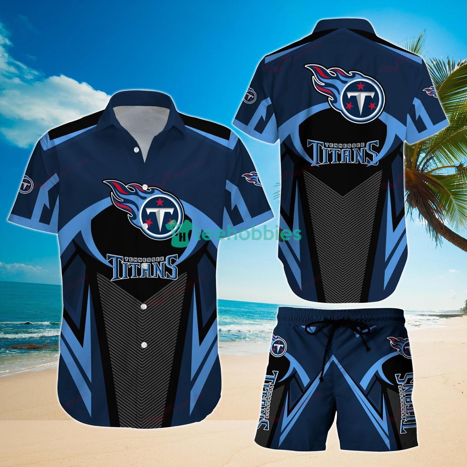 Tennessee Titans Nfl Hawaiian Shirts And Shorts For Fans-1