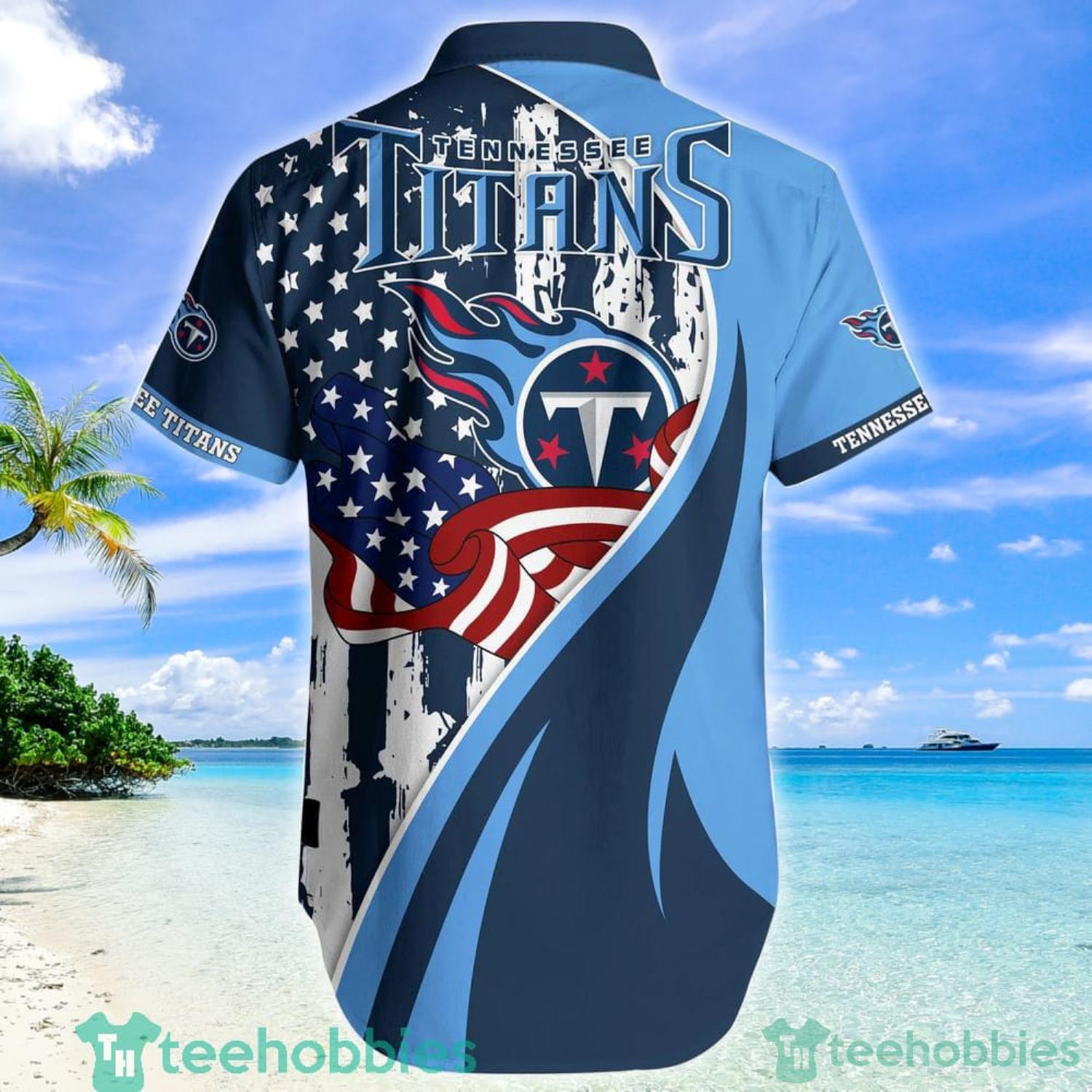 Tennessee Titans NFL Baby Yoda 3D Hawaiian Shirt And Shorts For