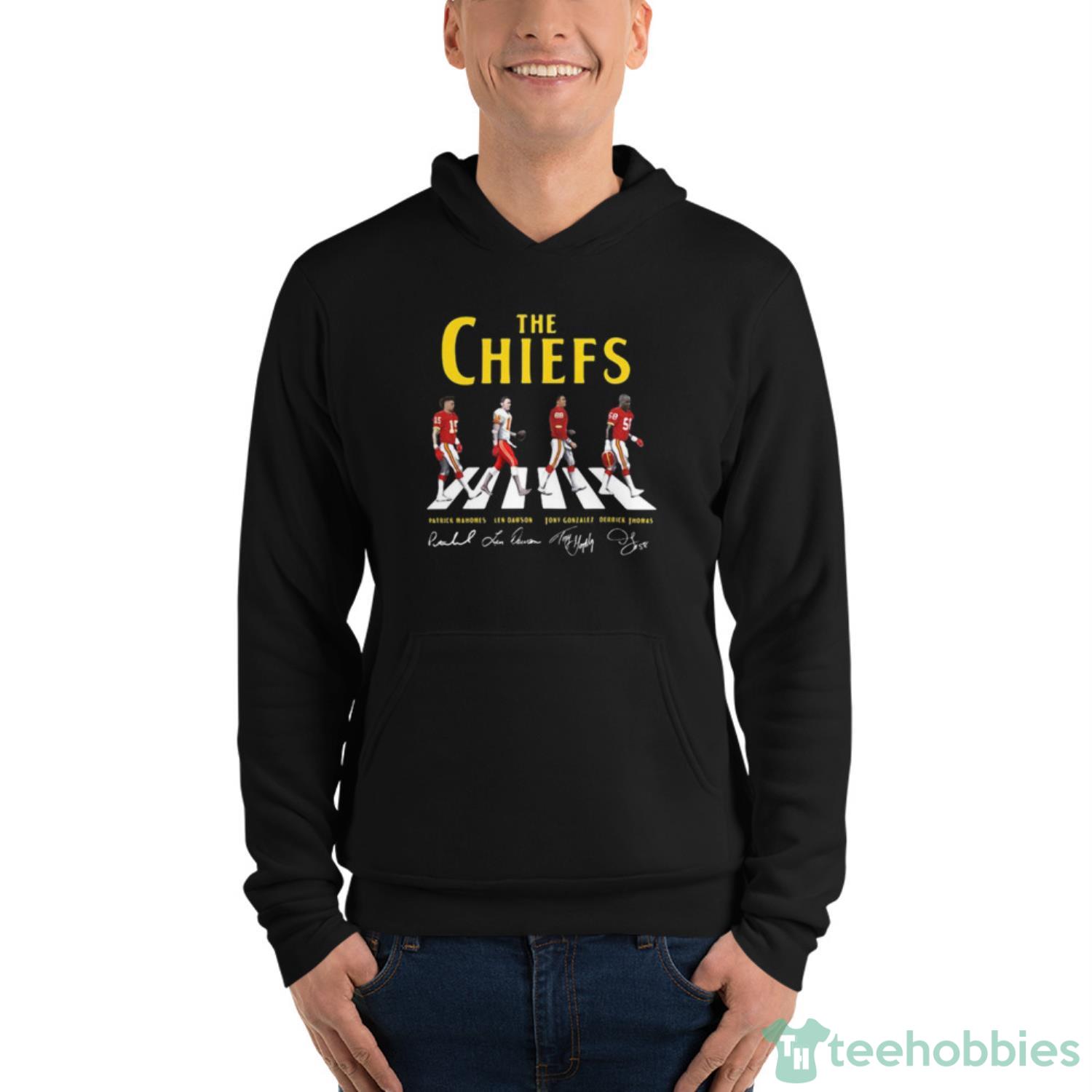 Kansas City Chiefs walked across Abbey Road shirt, ladies shirt, hoodie