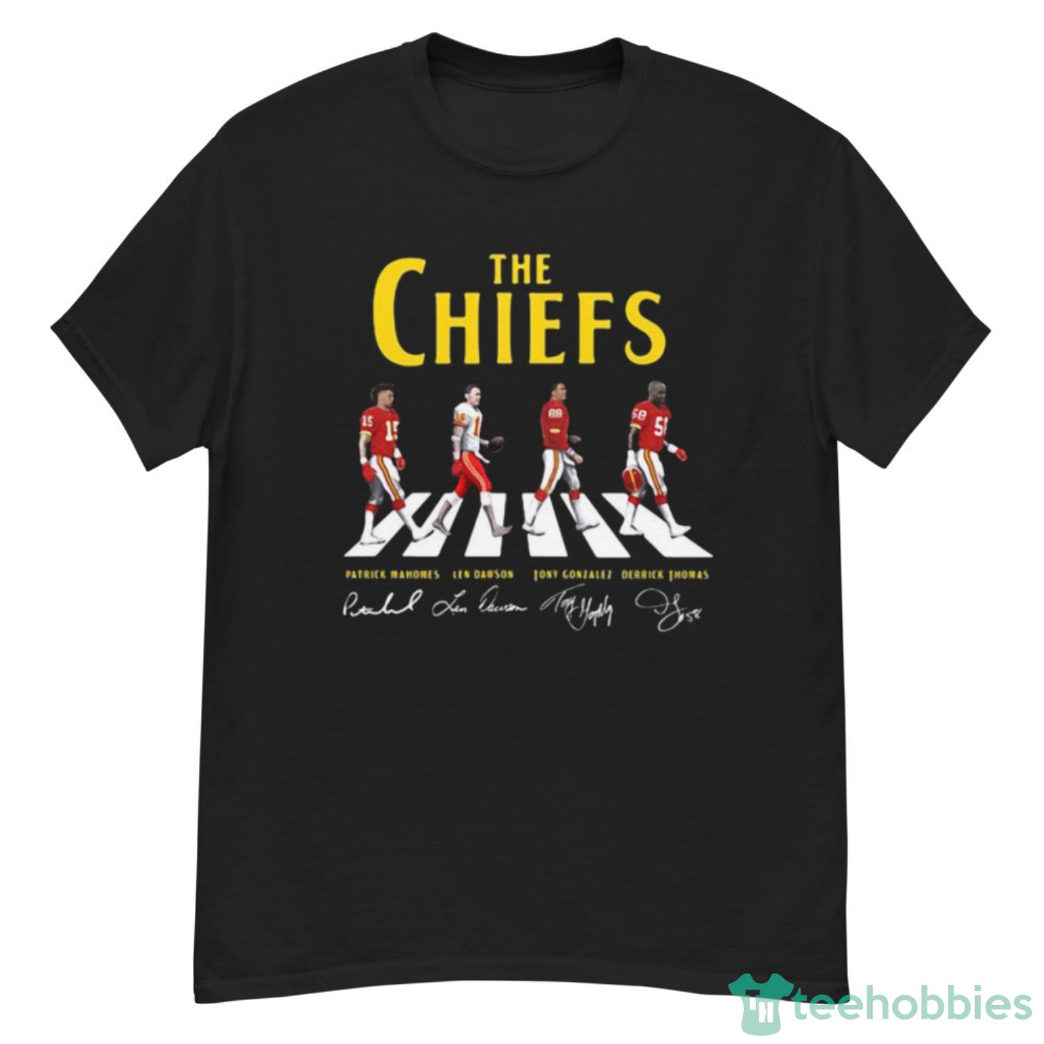 Kansas City Chiefs walked across Abbey Road shirt, ladies shirt, hoodie