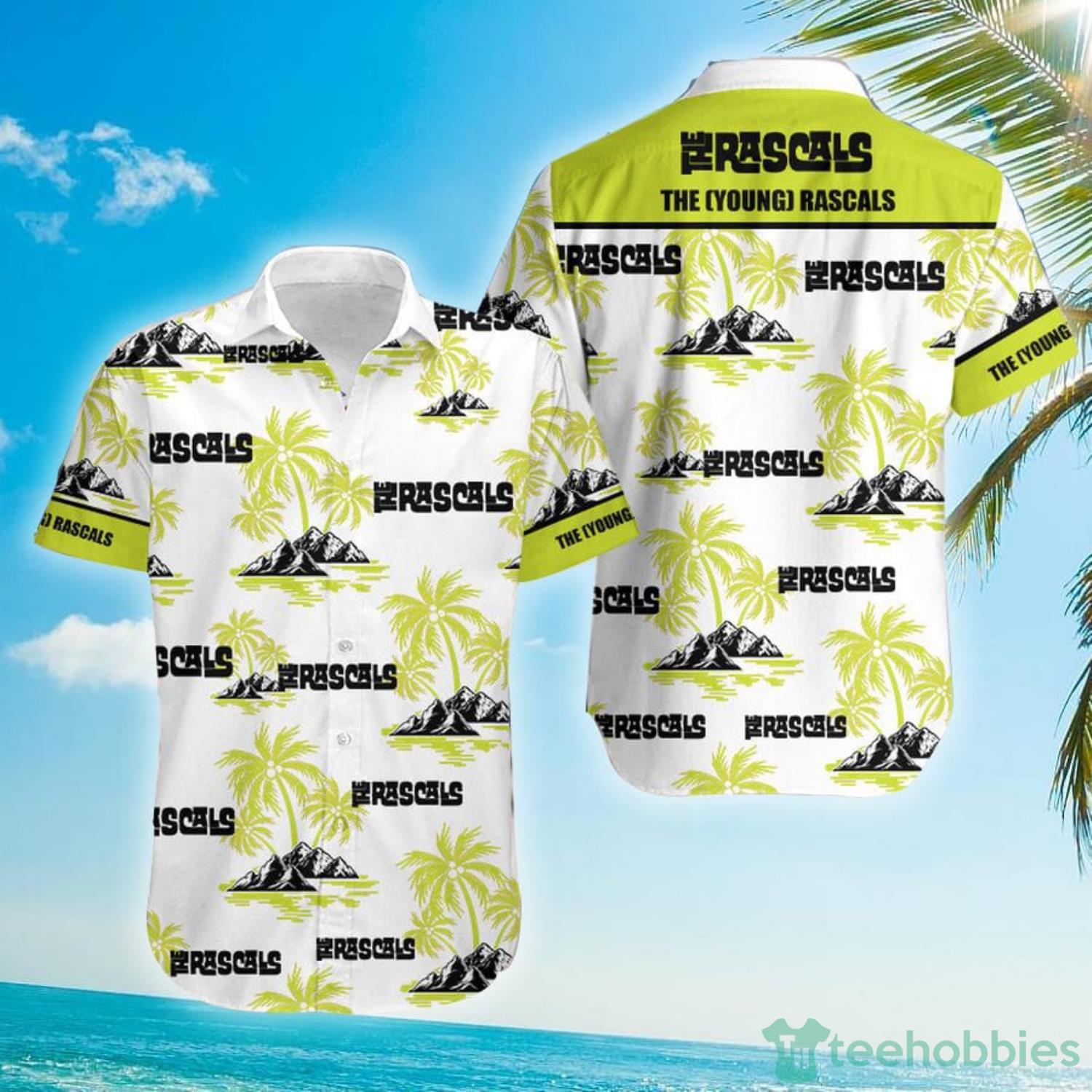 The Rascals Palm Tree Rock Fans Hawaiian Shirt For Men And Women Product Photo 1