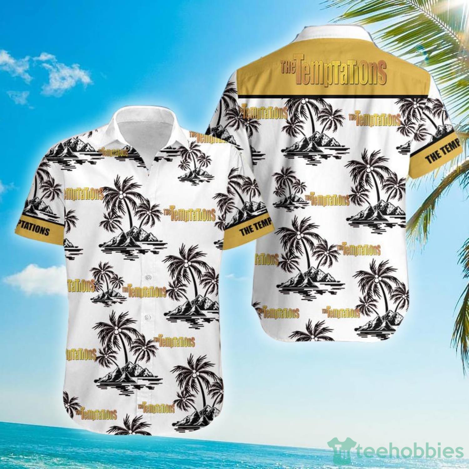 The Temptations Palm Tree Rock Fans Hawaiian Shirt For Men And Women Product Photo 1