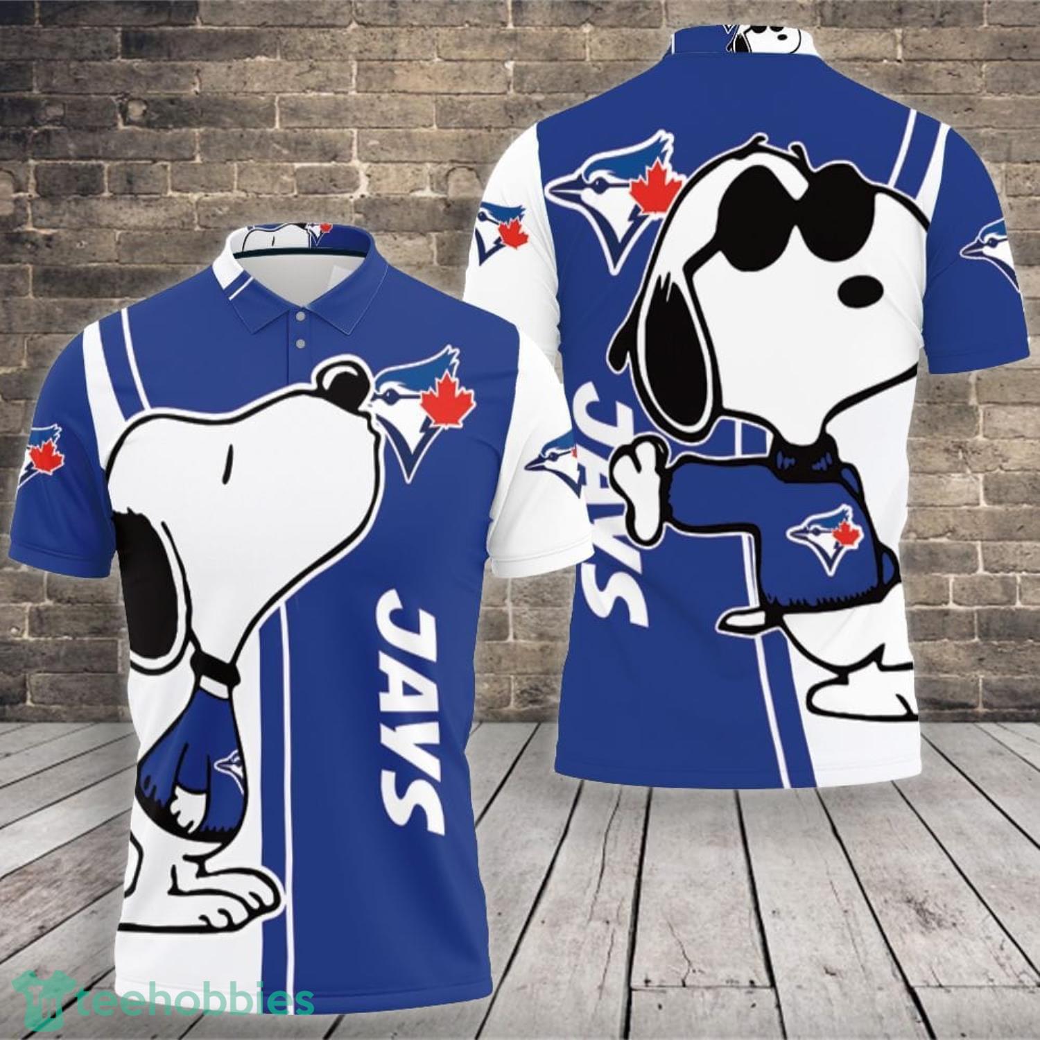 Toronto Blue Jays Snoopy Lover Polo Shirt For Sport Fans