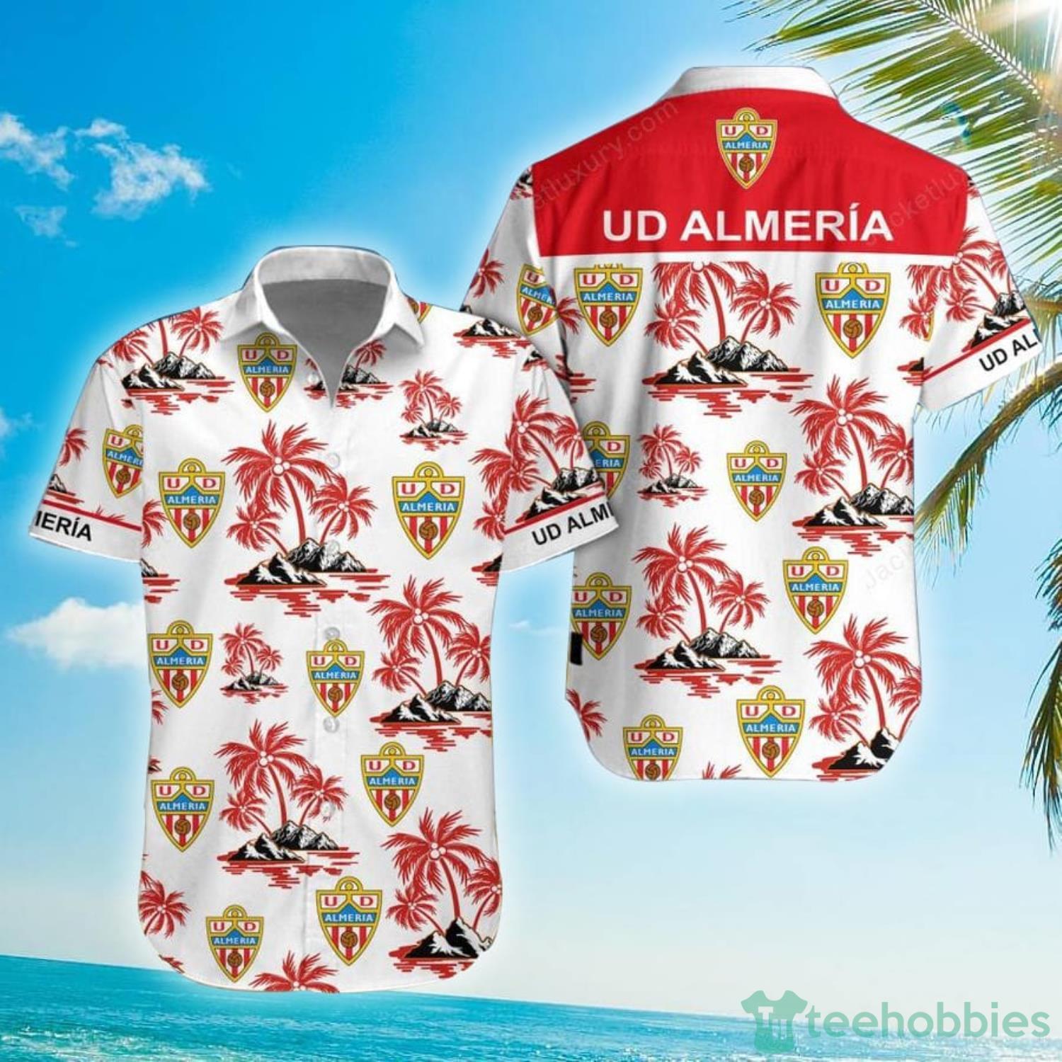 UD Almería Laliga Red Coconut Hawaiian Shirt For Men And Women Product Photo 1
