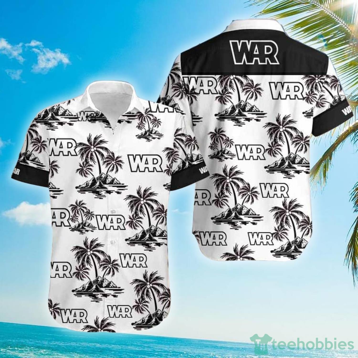 War Palm Tree Rock Fans Hawaiian Shirt For Men And Women Product Photo 1