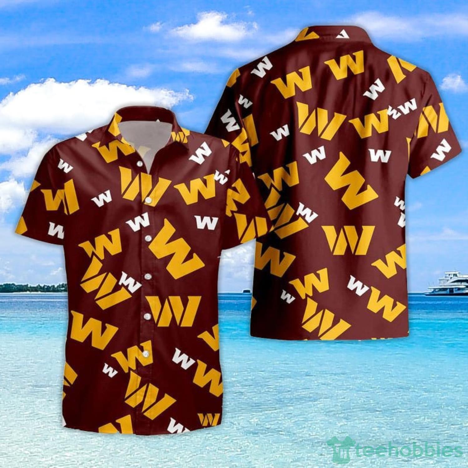 Washington Commanders Limited Edition Hawaiian Shirt And Shorts For Fans Product Photo 1