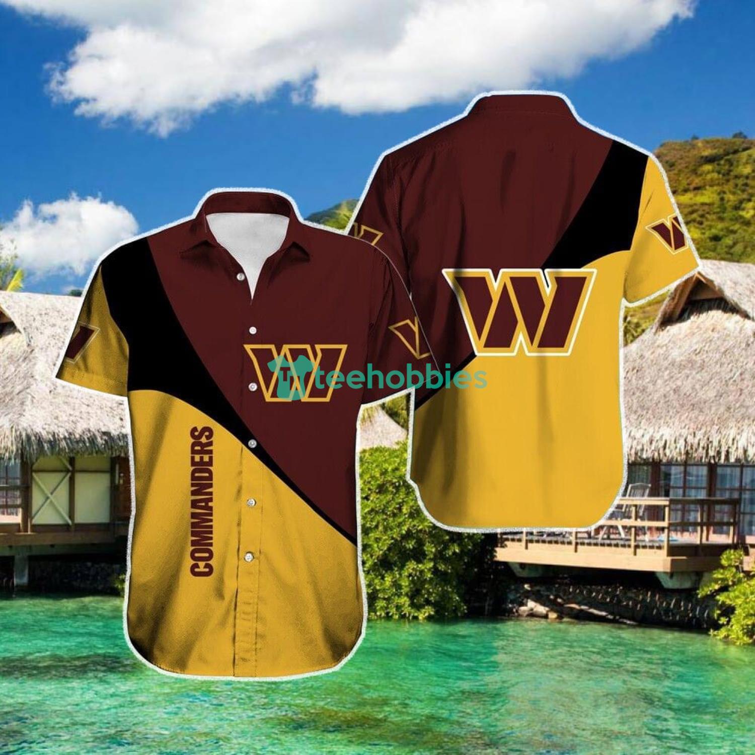 Washington Commanders Vintage Hawaiian Shirt For Sport Fans Product Photo 1