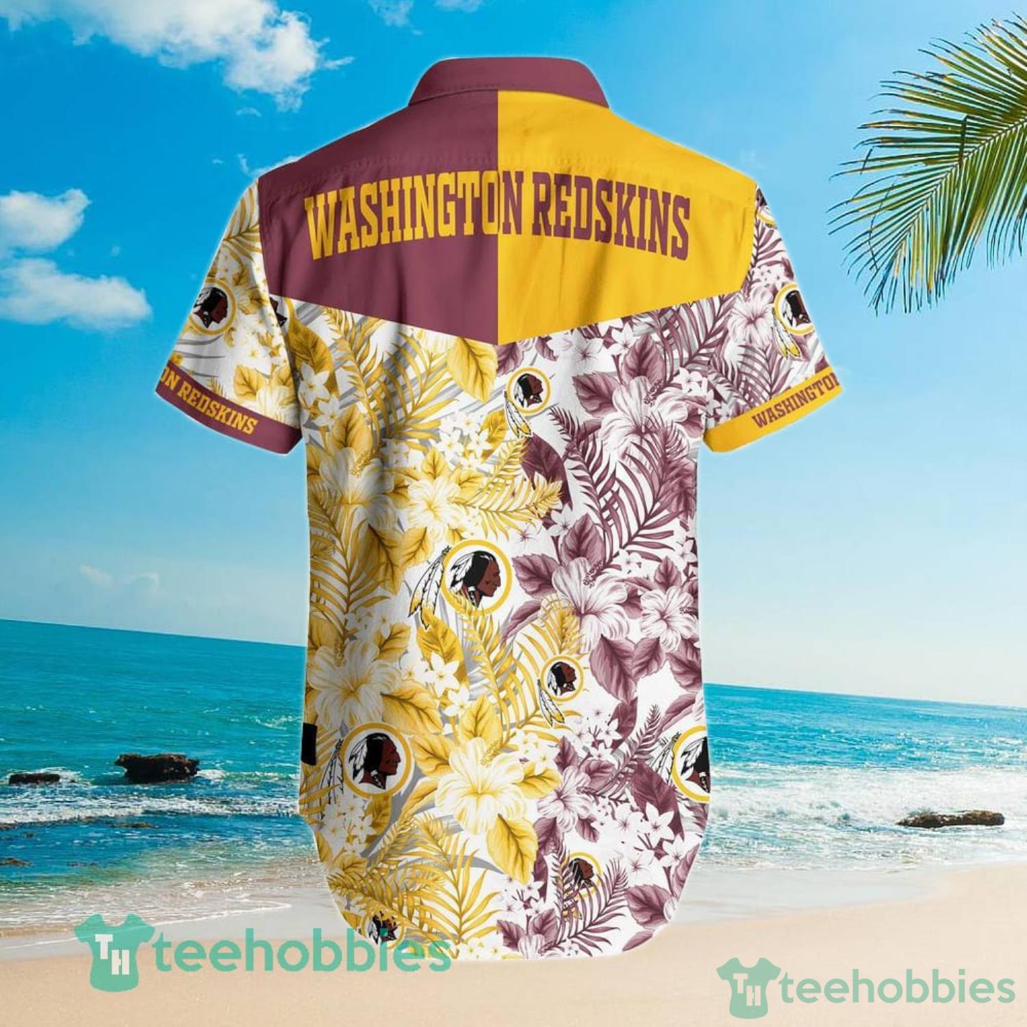 Personalized Washington Redskins NFL Hawaiian Shirt, beach shorts