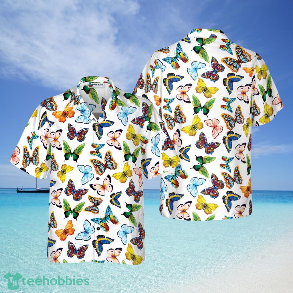 Butterfly Green Tropical Hawaiian Shirt For Men & Women HW6830_6356