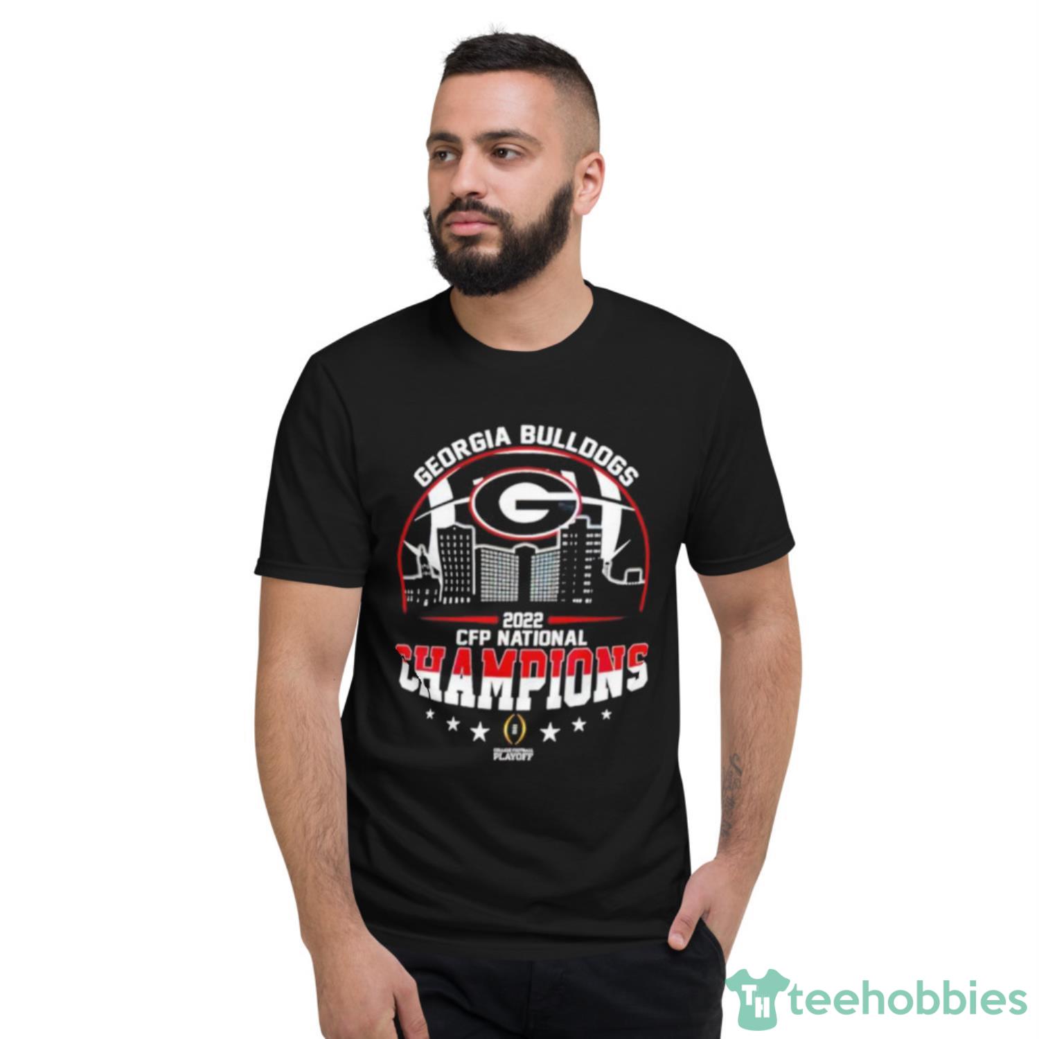 2022 CFP National Champions Georgia Bulldogs League Collegiate Wear shirt - Short Sleeve T-Shirt
