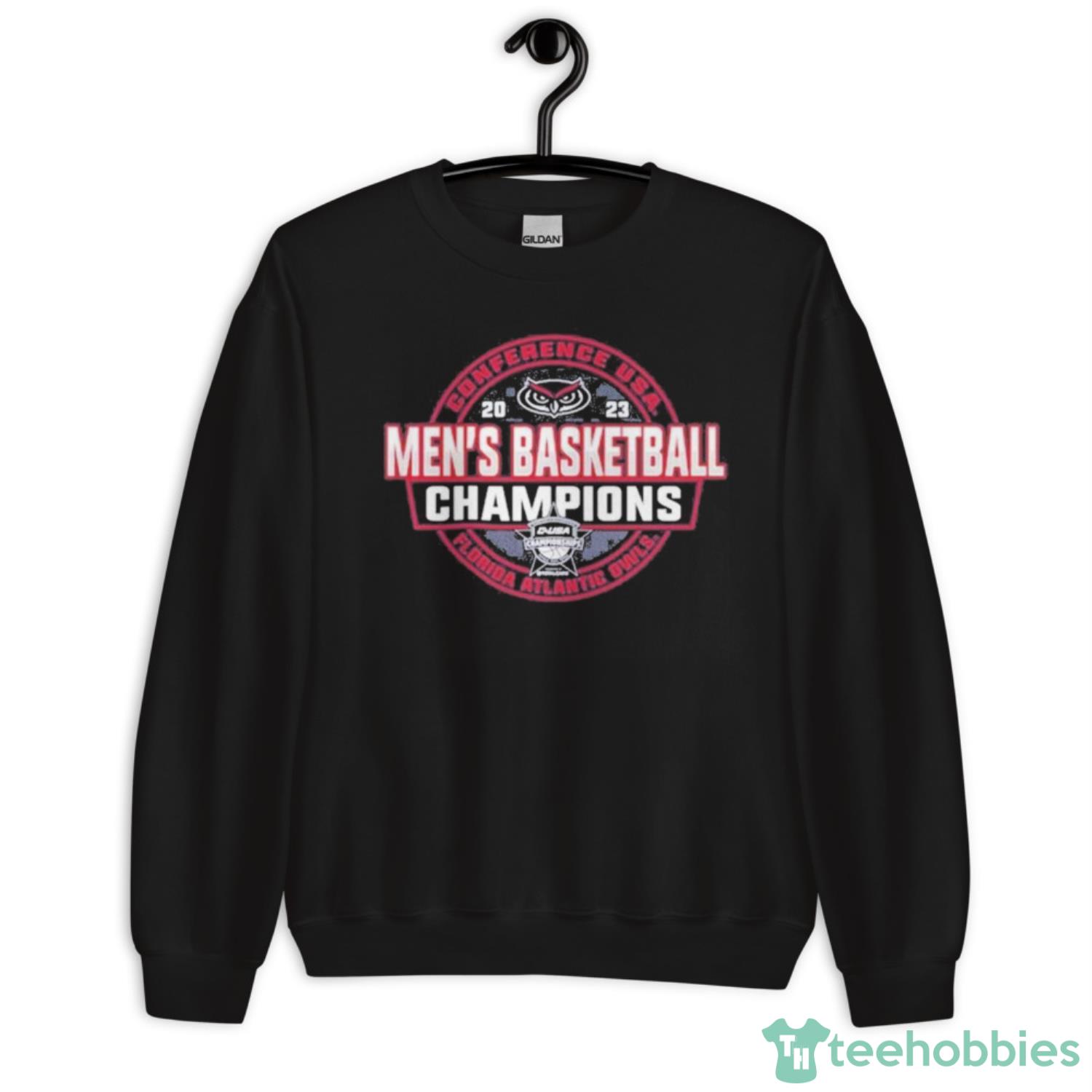 2023 c-usa men’s basketball conference tournament champions locker room t-shirt - Unisex Crewneck Sweatshirt