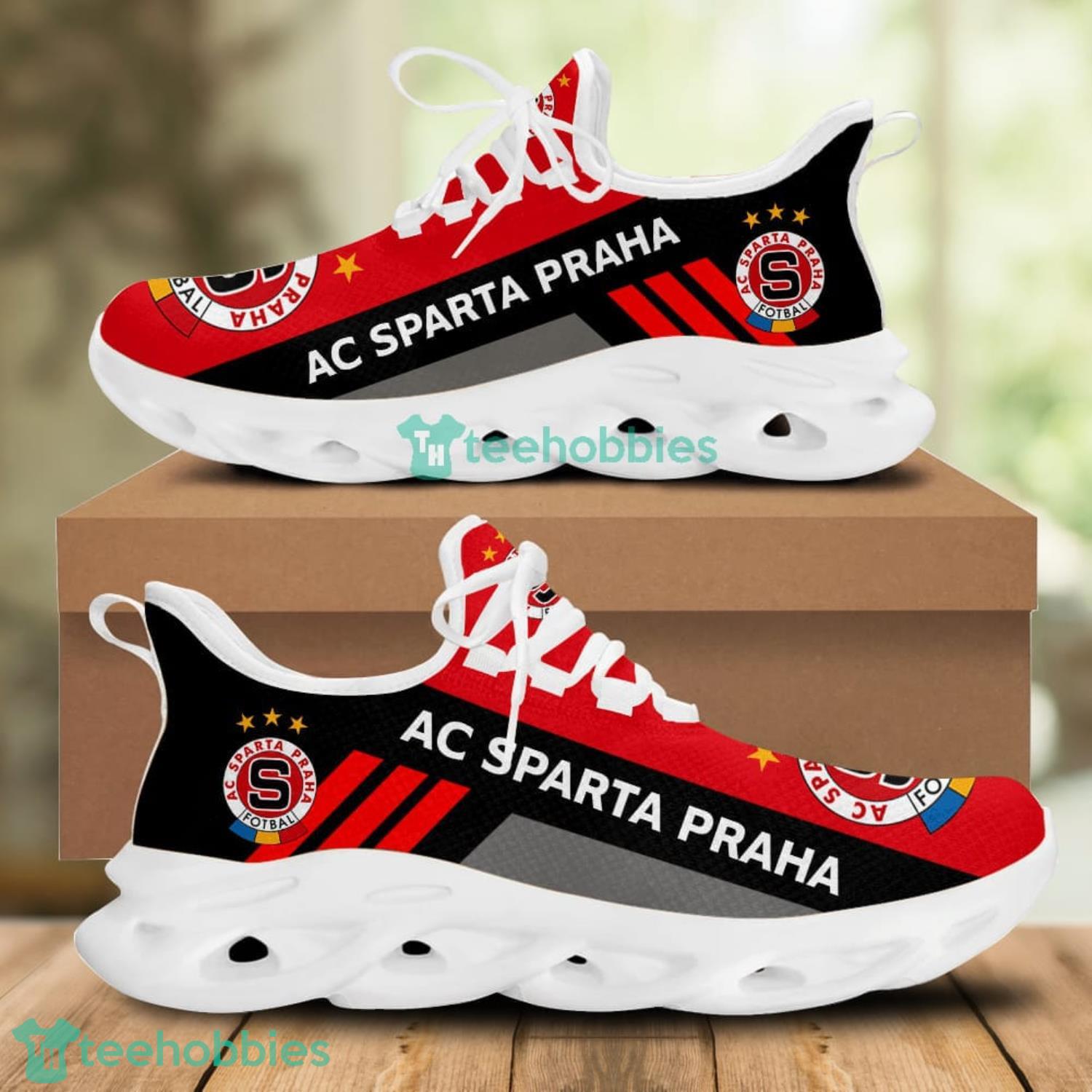 Ac Sparta Prague Red Striped Max Soul Shoes Running Sneakers For Men And Women Product Photo 2 Ac Sparta Prague Red Striped Max Soul Shoes Running Sneakers For Men And Women Product Photo 2