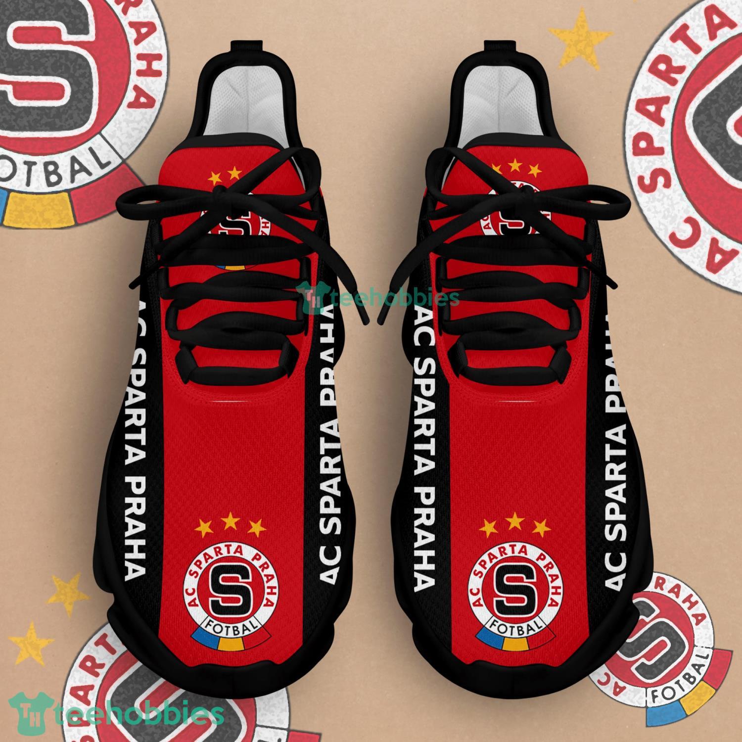 Ac Sparta Prague Red Striped Max Soul Shoes Running Sneakers For Men And Women image Ac Sparta Prague Red Striped Max Soul Shoes Running Sneakers For Men And Women Product Photo 3