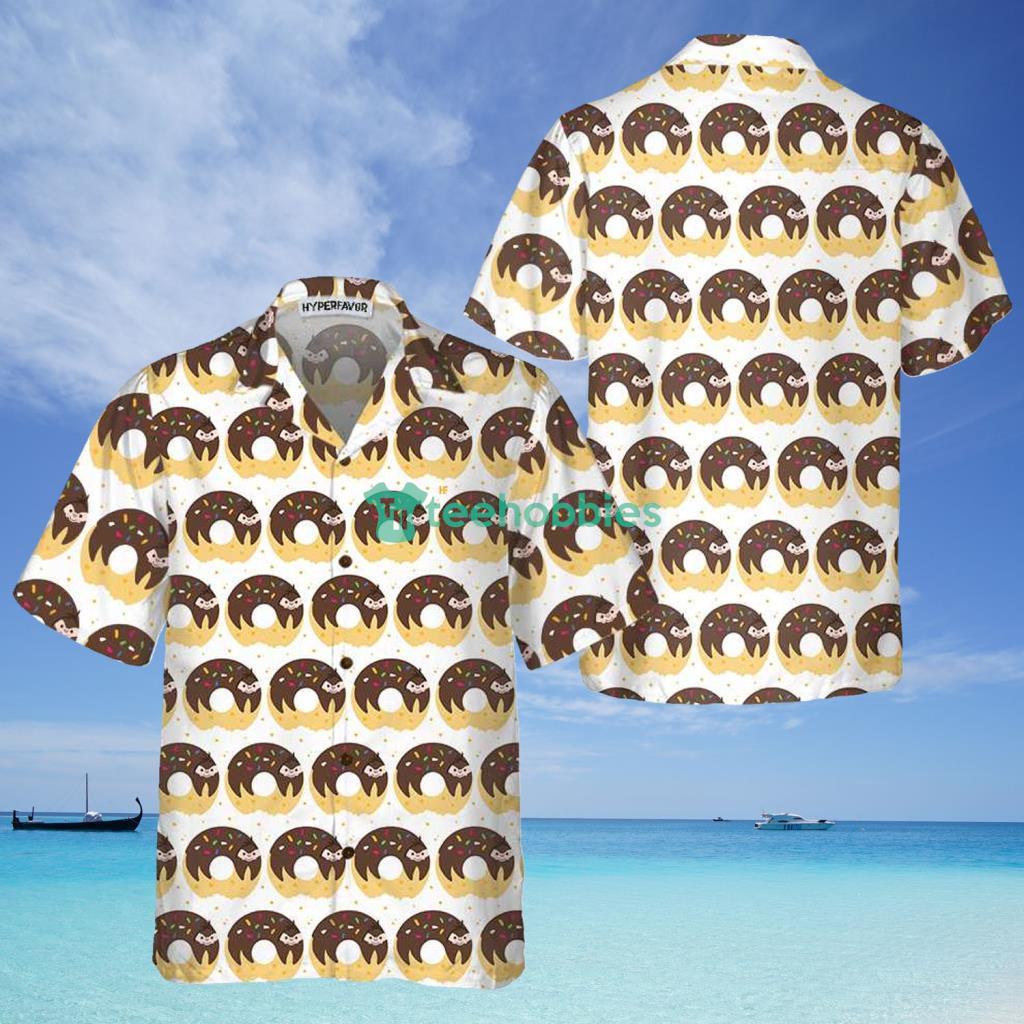 Adorable Cartoon Sloth On Donut Hawaiian Shirt - Adorable Cartoon Sloth On Donut Hawaiian Shirt Adorable Cartoon Sloth On Donut Hawaiian Shirt - Adorable Cartoon Sloth On Donut Hawaiian Shirt