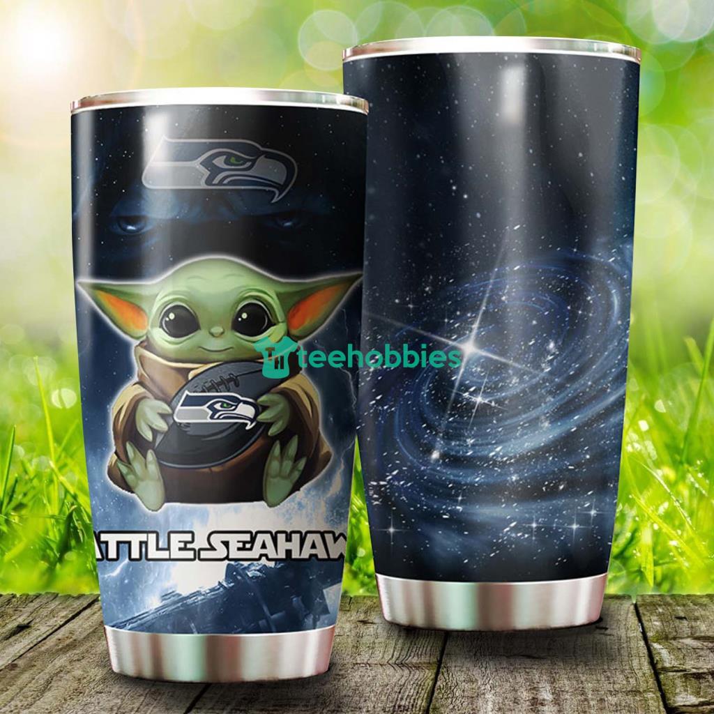 Baby Yoda Seattle Seahawks NFL Tumbler