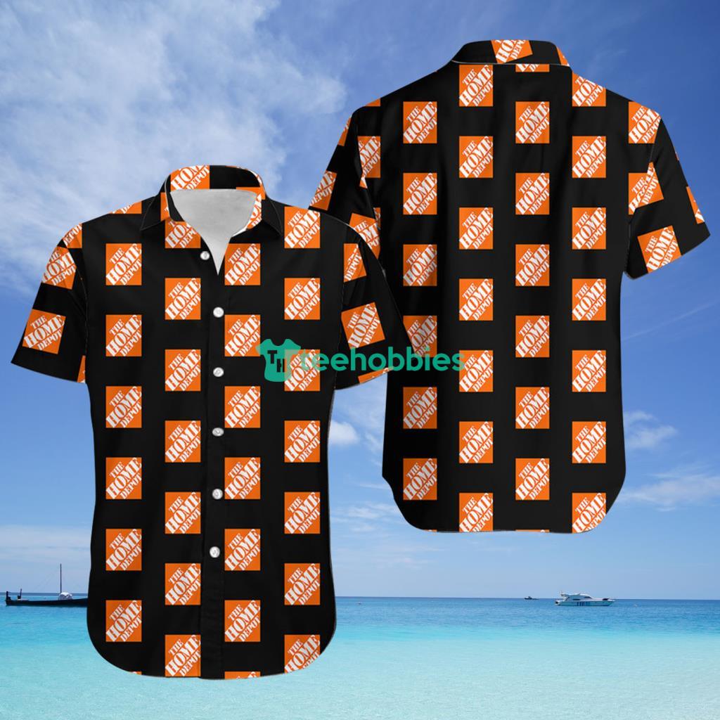 Black  Home Depot Tropical Hawaiian Shirt - Black  Home Depot Tropical Hawaiian Shirt