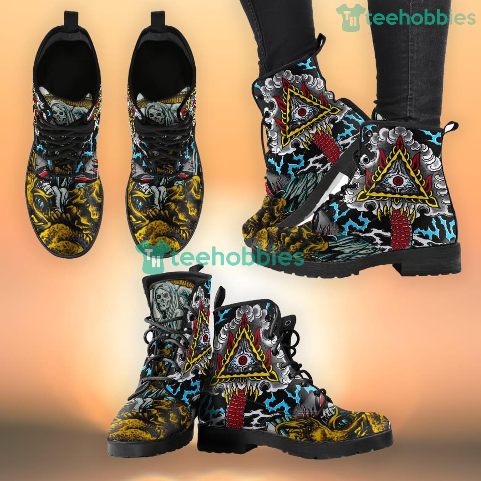 Black Sabbath Leather Boots Black Sabbath Black Sabbath Art Poster Unique Gift Rock Band Family Gift Product Photo 3 Black Sabbath Leather Boots Black Sabbath Black Sabbath Art Poster Unique Gift Rock Band Family Gift Product Photo 3