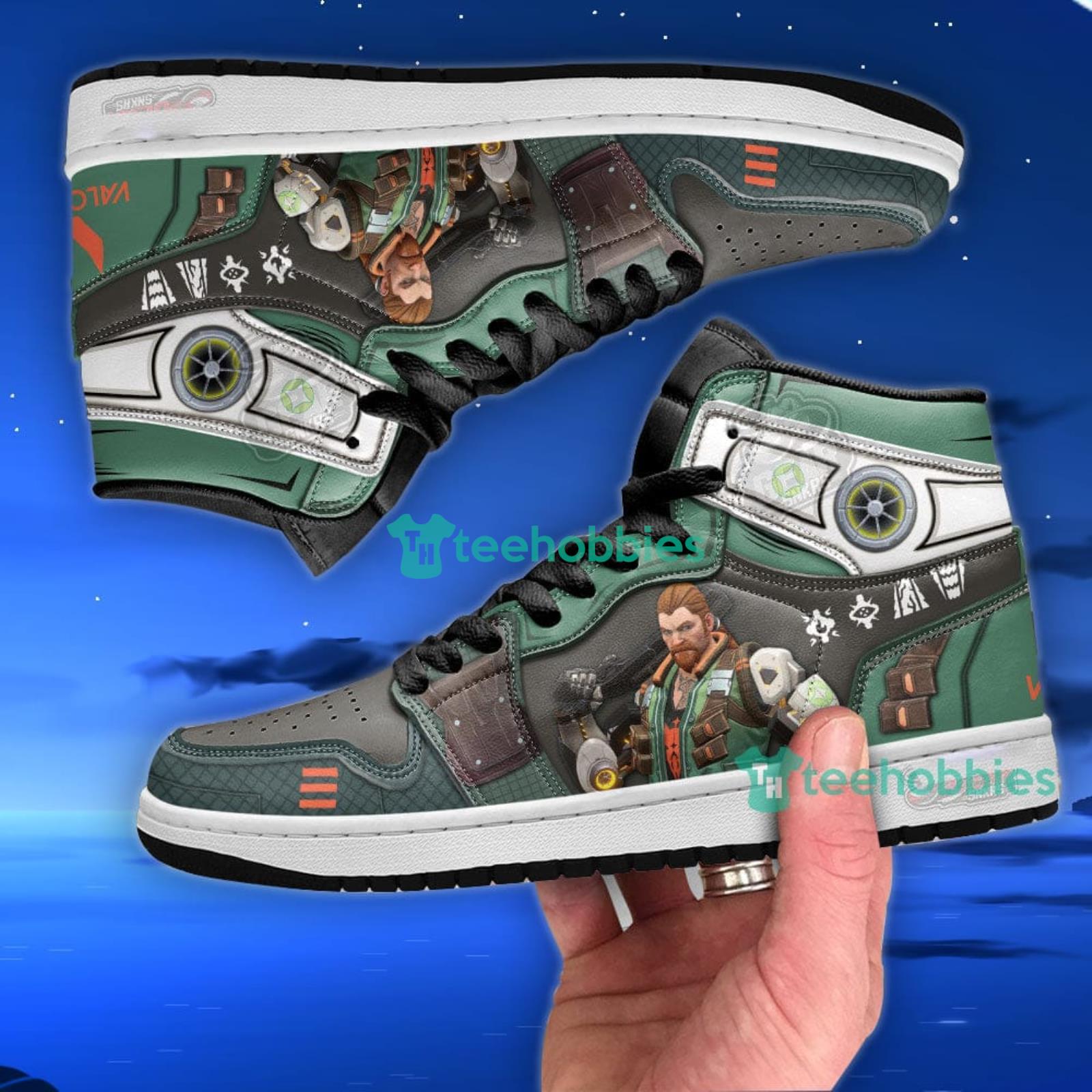 Breach Valorant Agent Air Jordan Hightop Shoes image Breach Valorant Agent Air Jordan Hightop Shoes Product Photo 2