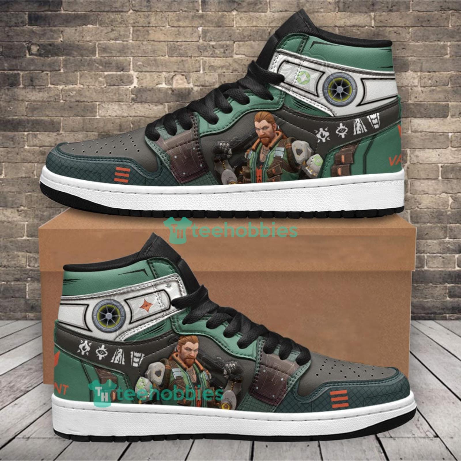 Breach Valorant Agent Air Jordan Hightop Shoes Product Photo 1 Breach Valorant Agent Air Jordan Hightop Shoes Product Photo 1