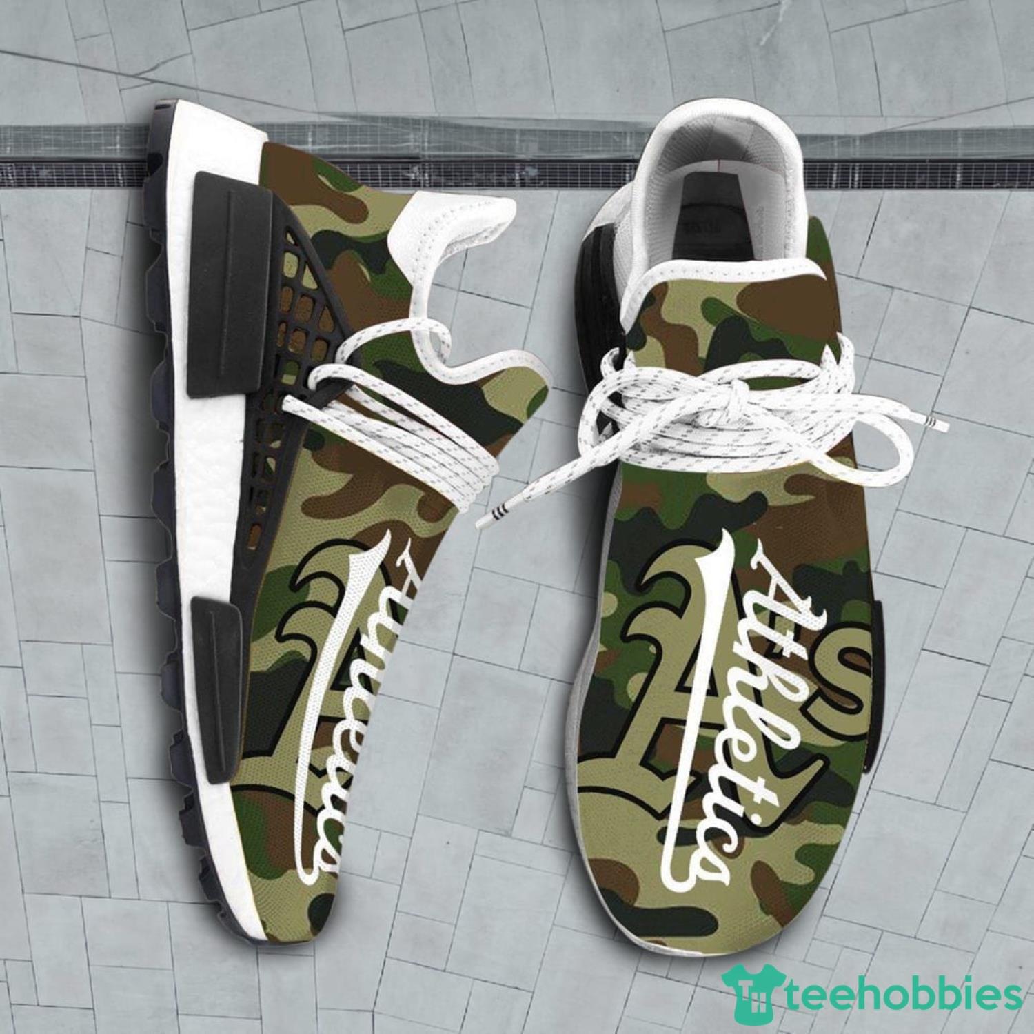 Camo Camouflage Oakland Athletics MLB Sport Teams NMD Human Race Shoes Running Shoes For Men And Women Product Photo 1 Camo Camouflage Oakland Athletics MLB Sport Teams NMD Human Race Shoes Running Shoes For Men And Women Product Photo 1