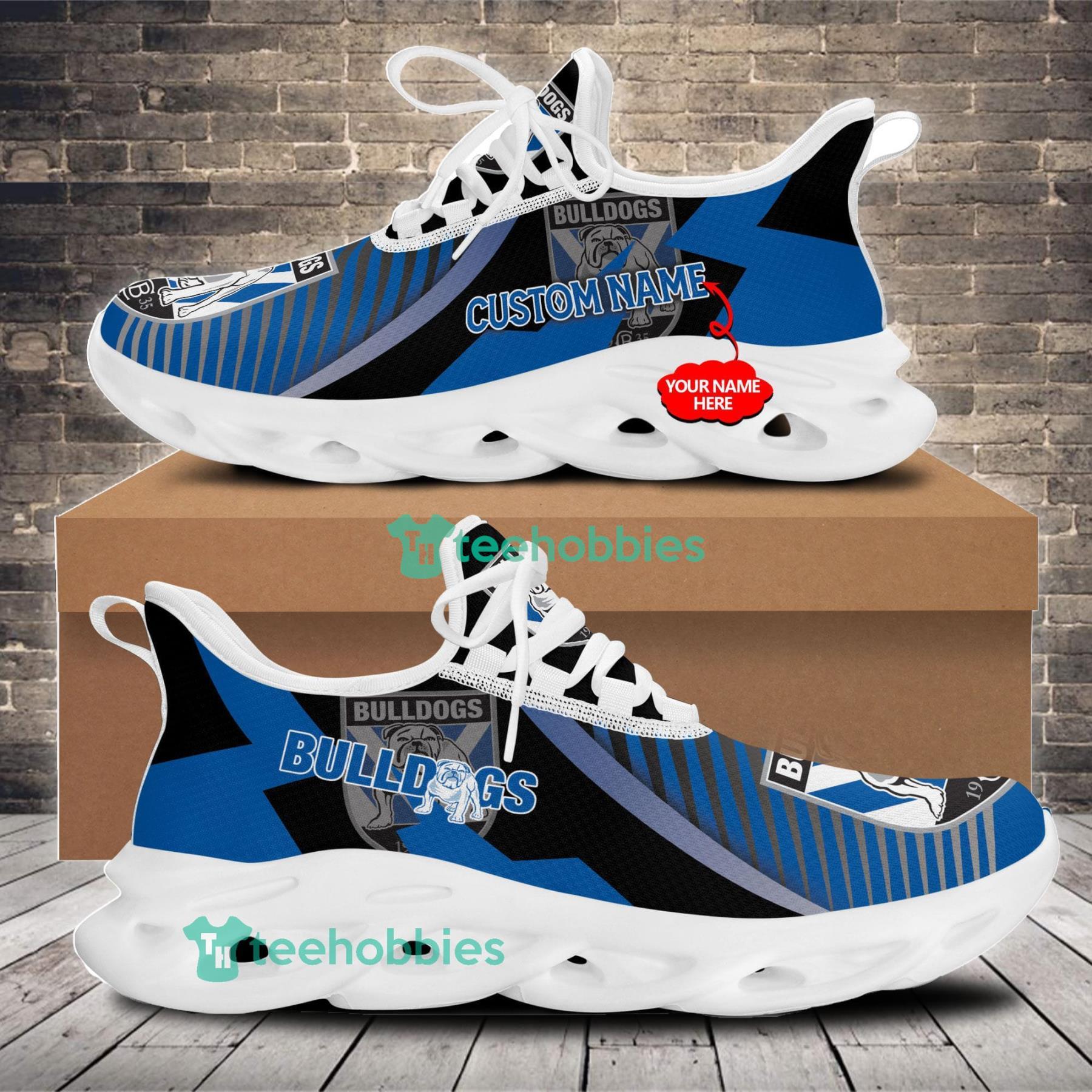 Canterbury-Bankstown Bulldogs Sport Team Personalized Name Sneakers Max Soul Shoes For Men And Women Product Photo 1