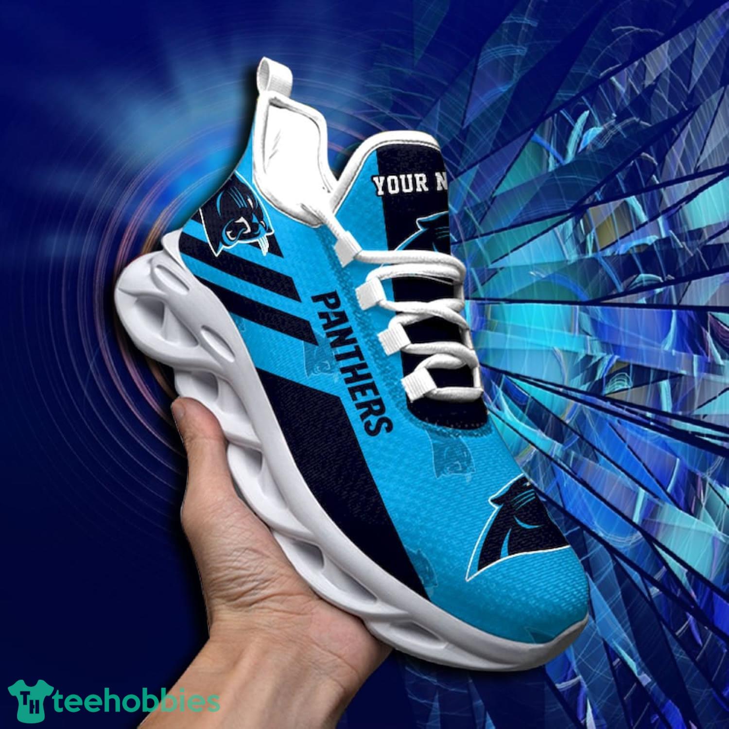 Carolina Panthers Custom Name Max Soul Sneaker Shoes For Fan