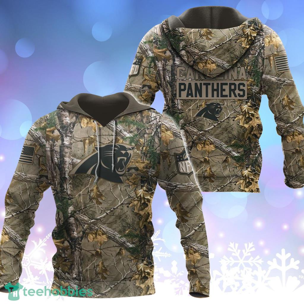 Carolina Panthers NFL Hunting Camo Hoodie 3D For Fans