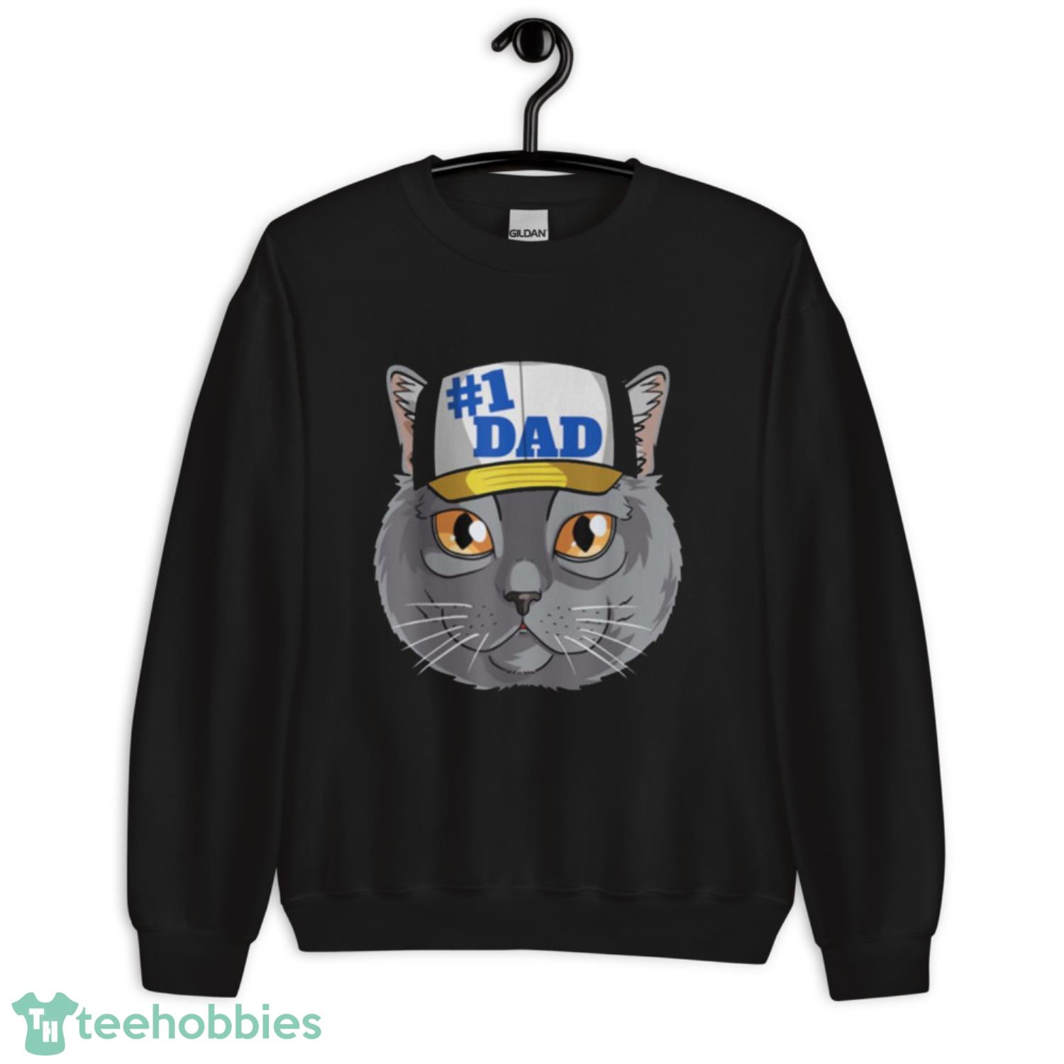 Cat #1 Dad Father’s Day Shirt - Unisex Crewneck Sweatshirt Cat #1 Dad Father’s Day Shirt - Unisex Crewneck Sweatshirt