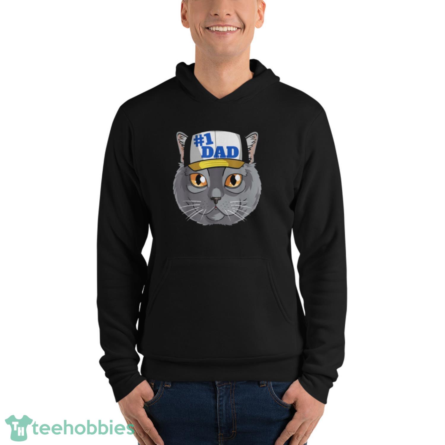 Cat #1 Dad Father’s Day Shirt - Unisex Fleece Pullover Hoodie Cat #1 Dad Father’s Day Shirt - Unisex Fleece Pullover Hoodie