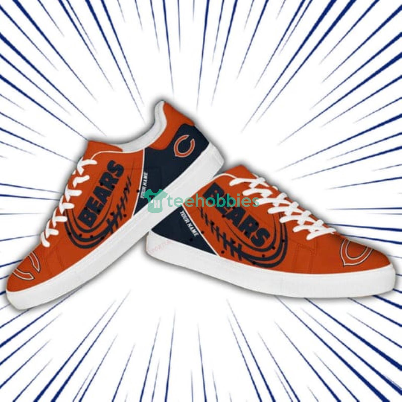Chicago Bears Nfl Skate Shoes Custom Name For Men And Women Product Photo 1