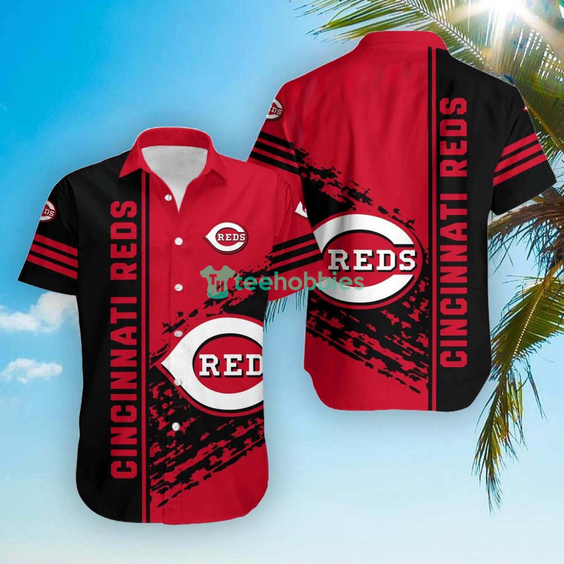 Personalized Cincinnati Reds Custom No80 Hawaiian Shirts - Inktee