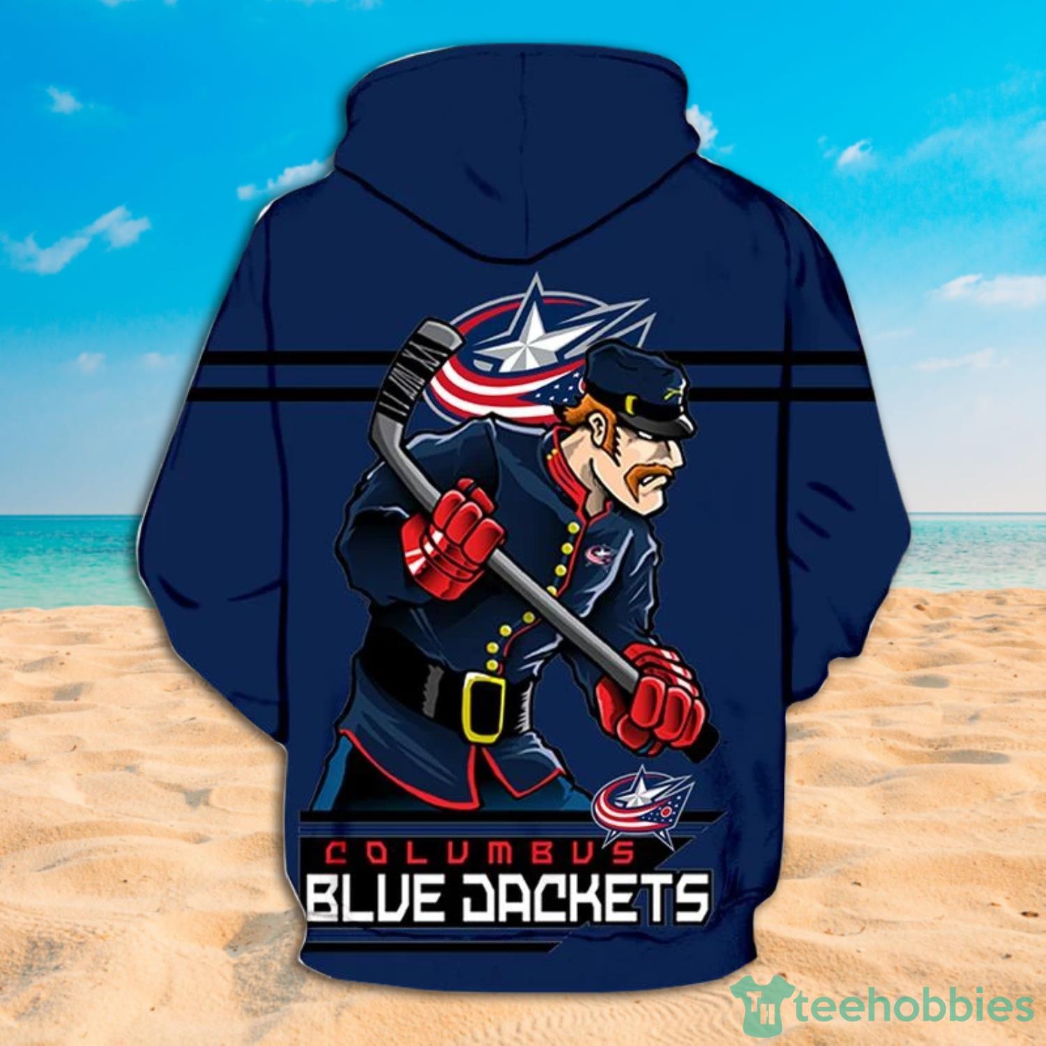 Columbus Blue Jackets All Over Print 3D Hoodie For men And Women Product Photo 1 Columbus Blue Jackets All Over Print 3D Hoodie For men And Women Product Photo 1