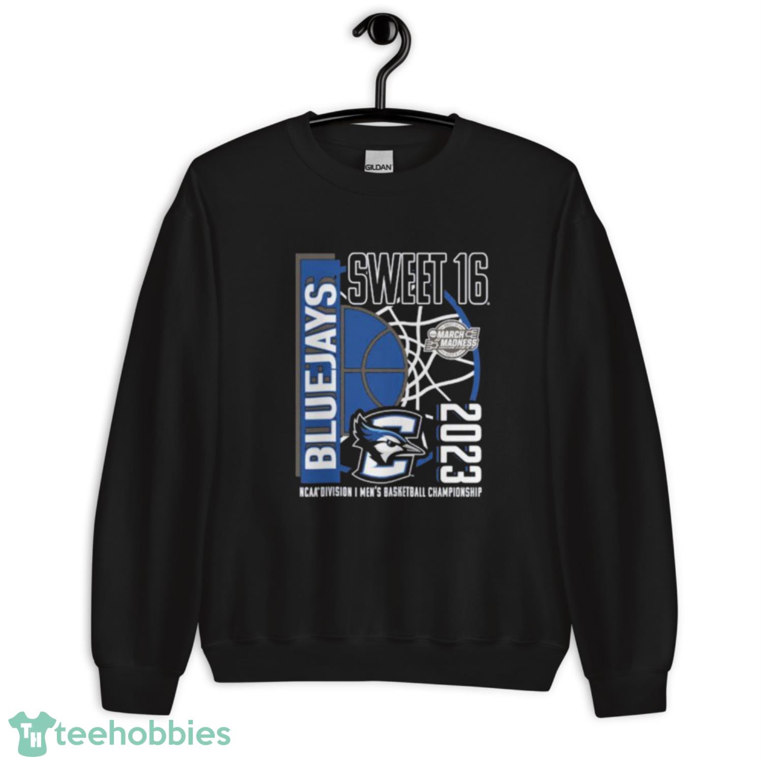 Creighton Bluejays 2023 NCAA Men’s Basketball Tournament March Madness Sweet 16 T-Shirt - Unisex Crewneck Sweatshirt Creighton Bluejays 2023 NCAA Men’s Basketball Tournament March Madness Sweet 16 T-Shirt - Unisex Crewneck Sweatshirt