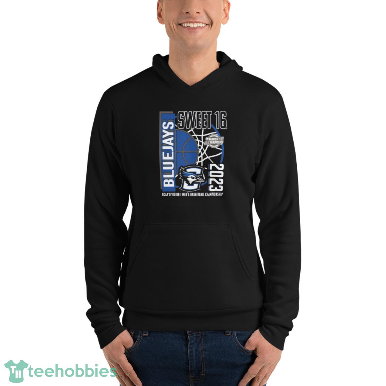 Creighton Bluejays 2023 NCAA Men’s Basketball Tournament March Madness Sweet 16 T-Shirt - Unisex Fleece Pullover Hoodie Creighton Bluejays 2023 NCAA Men’s Basketball Tournament March Madness Sweet 16 T-Shirt - Unisex Fleece Pullover Hoodie
