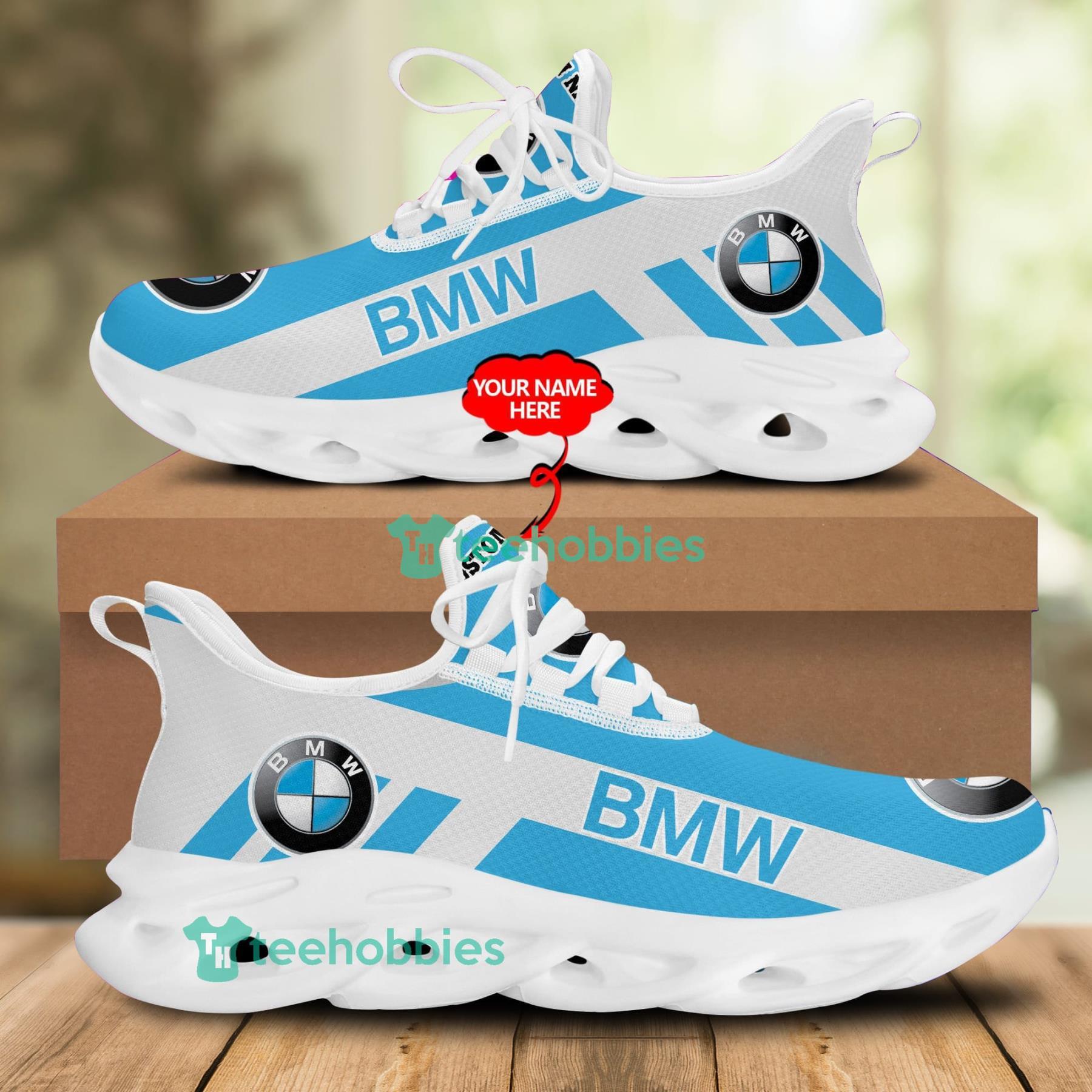 Custom Name BMW Sneakers Max Soul Shoes For Men And Women Product Photo 1