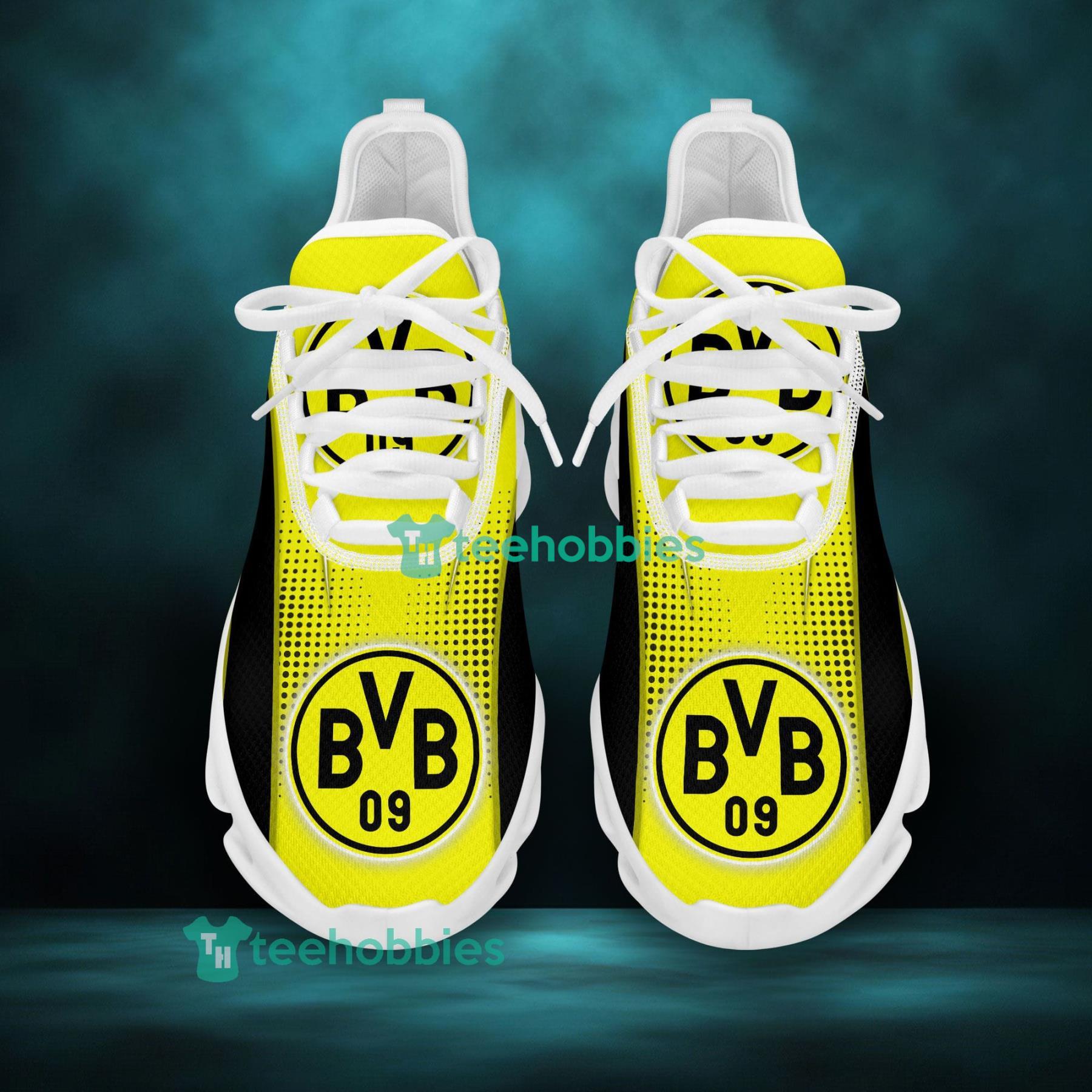 Custom Name BV Borussia Dortmund Sneakers Max Soul Shoes For Men And Women Product Photo 2