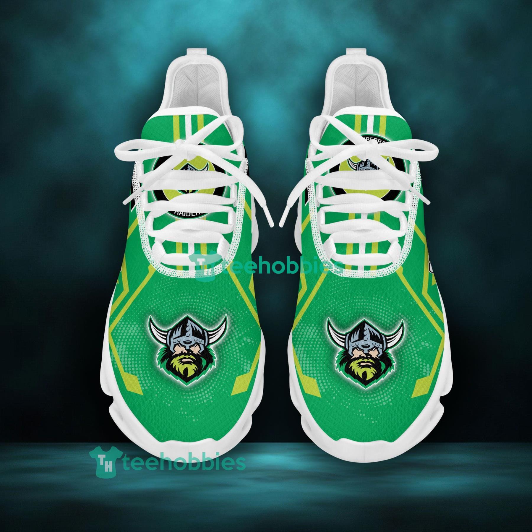 Custom Name Canberra Raiders  Sneakers Max Soul Shoes For Men And Women Product Photo 2