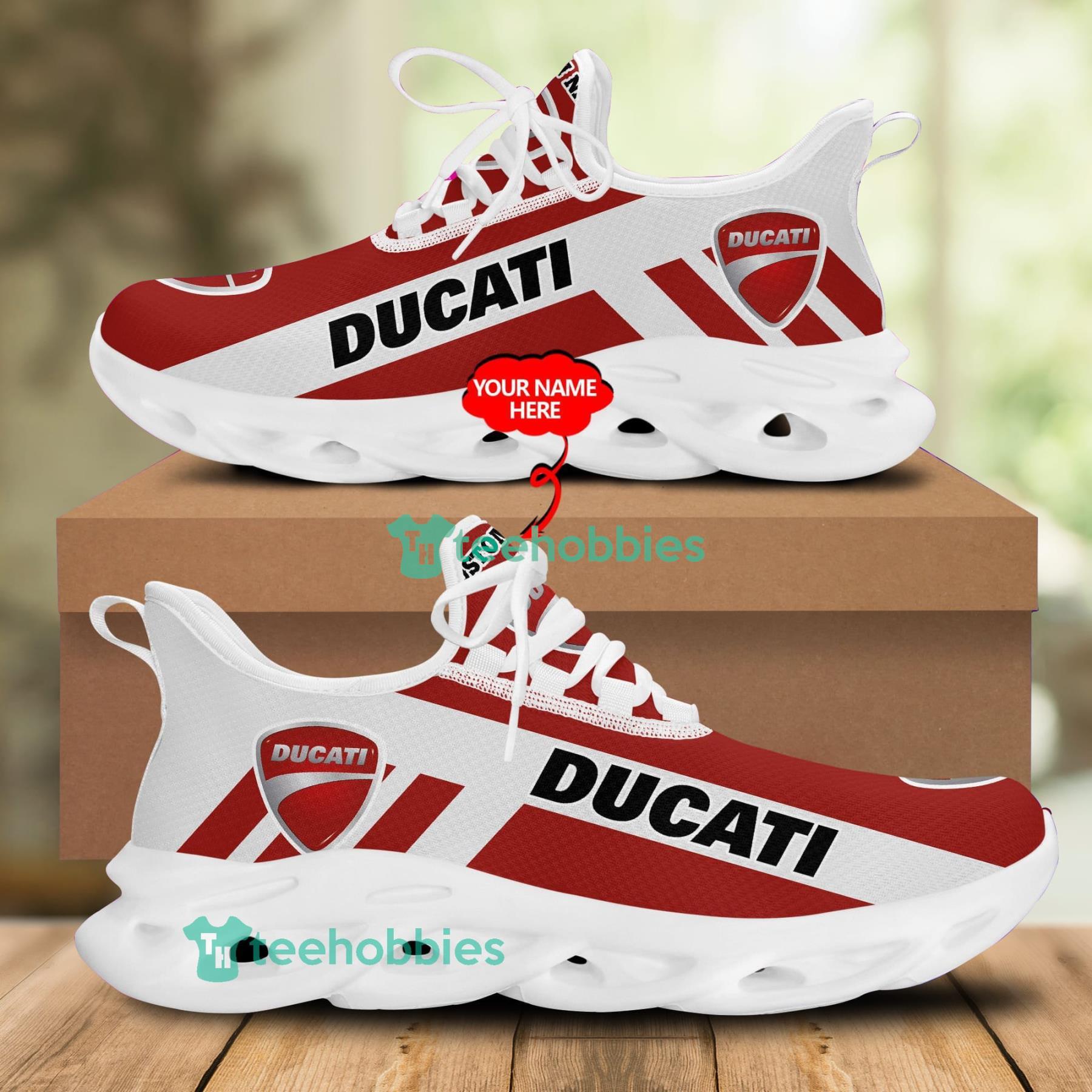 Custom Name DUCATI Sneakers Max Soul Shoes For Men And Women Product Photo 1