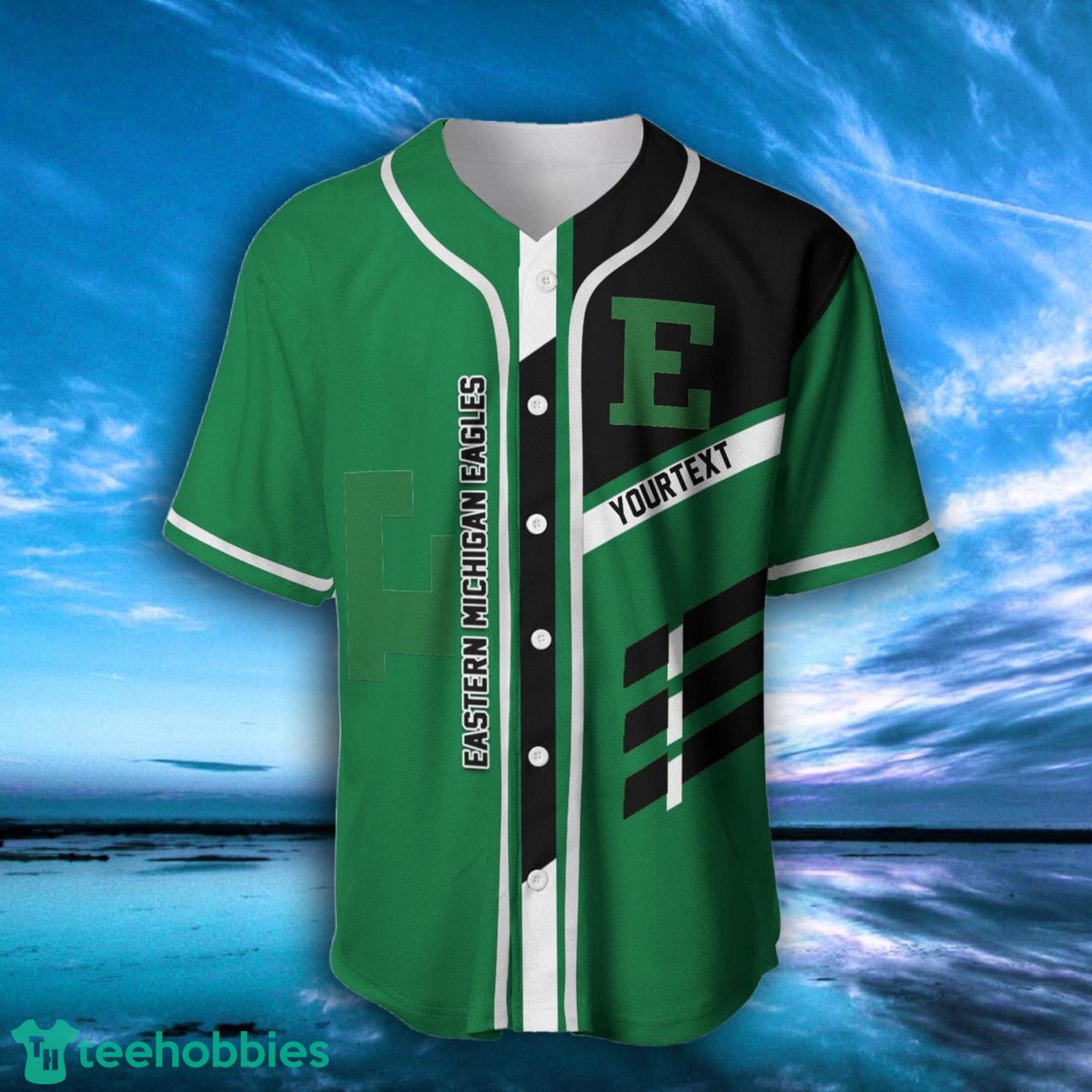 Custom Name Eastern Michigan Eagles NCAA Baseball Jersey Shirt For Fan Product Photo 1 Custom Name Eastern Michigan Eagles NCAA Baseball Jersey Shirt For Fan Product Photo 1