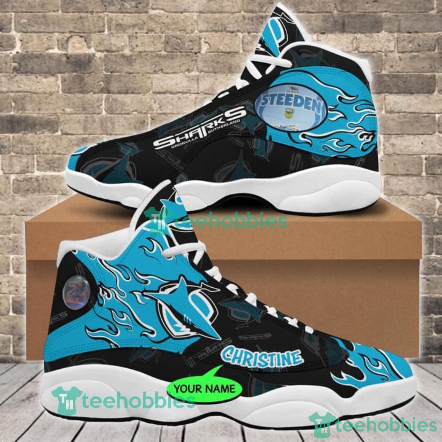 Schnucks Logo Brand Personalized Air Jordan Hightop Shoes AOP For