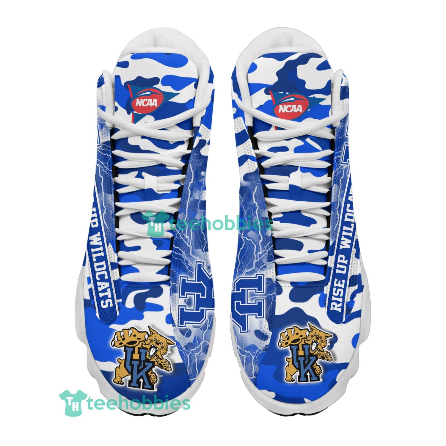 Kentucky Wildcats Fans Custom Name Air Jordan 13 Sneaker Shoes