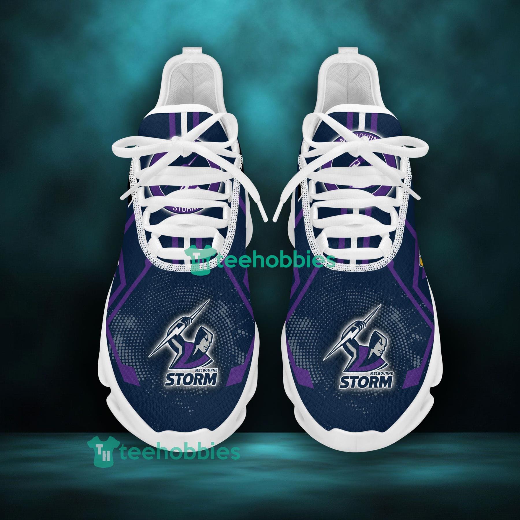 Custom Name Melbourne Storm Sneakers Max Soul Shoes For Men And Women Product Photo 2