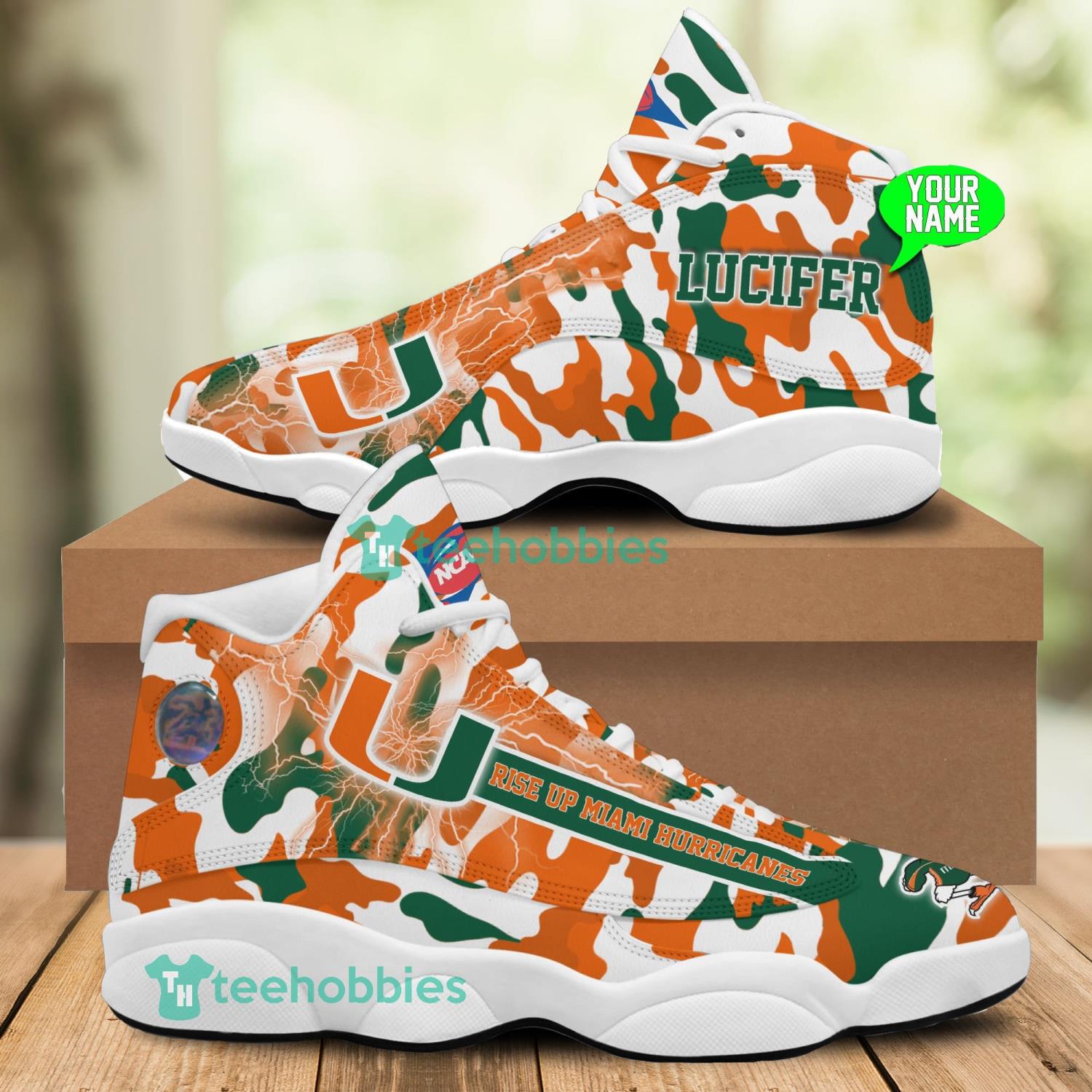 Air jordan clearance 1 miami hurricanes