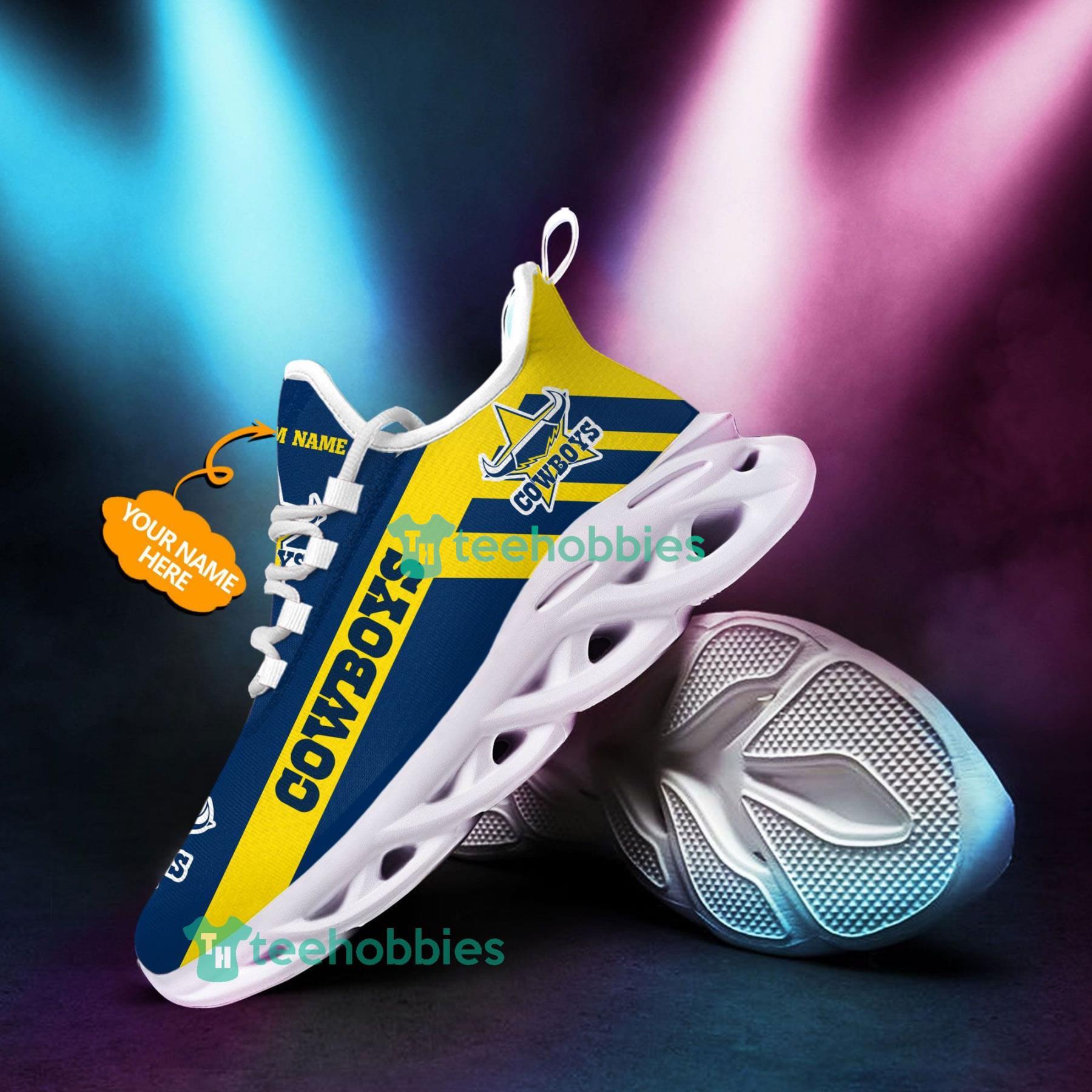 NRL North Queensland Cowboys Max Soul Shoes Men And Women Sports Sneakers  For Fans - YesItCustom