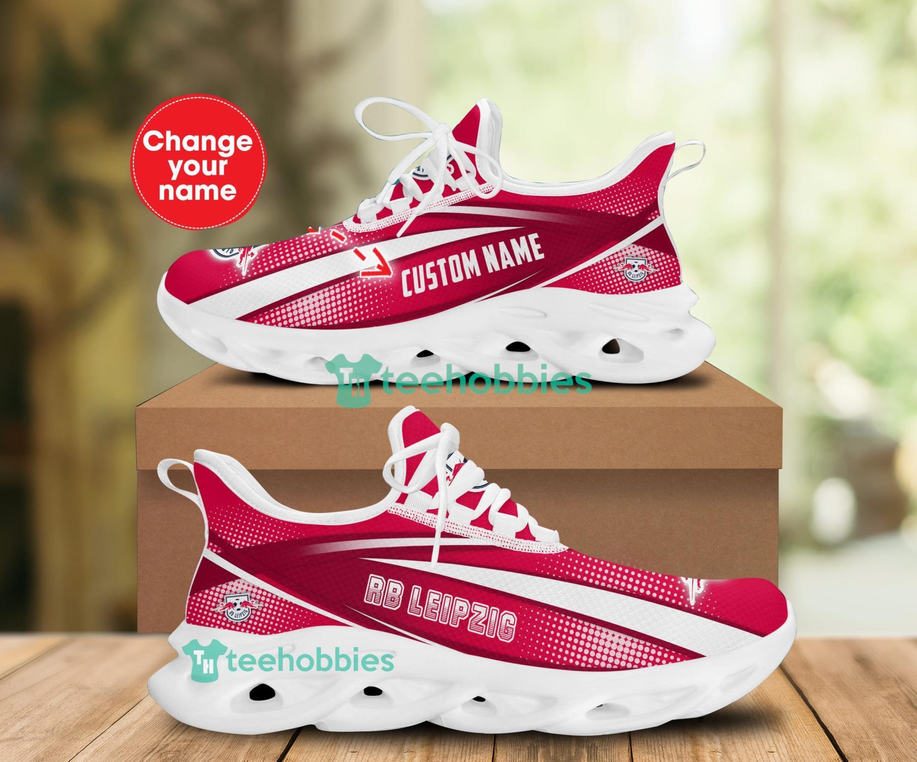 Custom Name RB Leipzig Sneakers Max Soul Shoes For Men And Women Product Photo 1