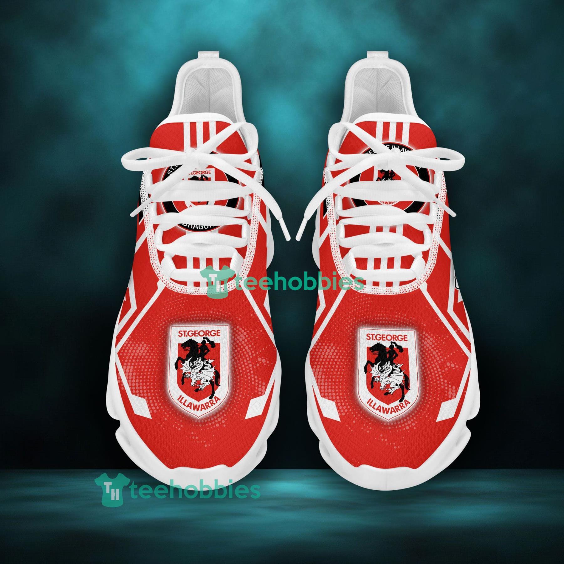 Custom Name St. George Illawarra Dragons Sneakers Max Soul Shoes For Men And Women Product Photo 2