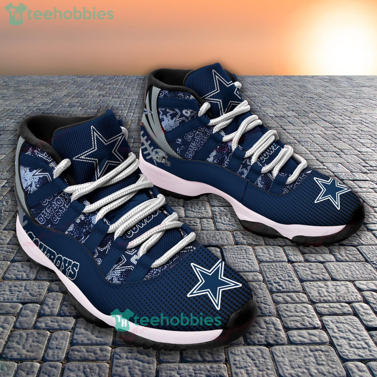 Dallas Cowboys Logo Air Jordan 11 Sneakers Shoes