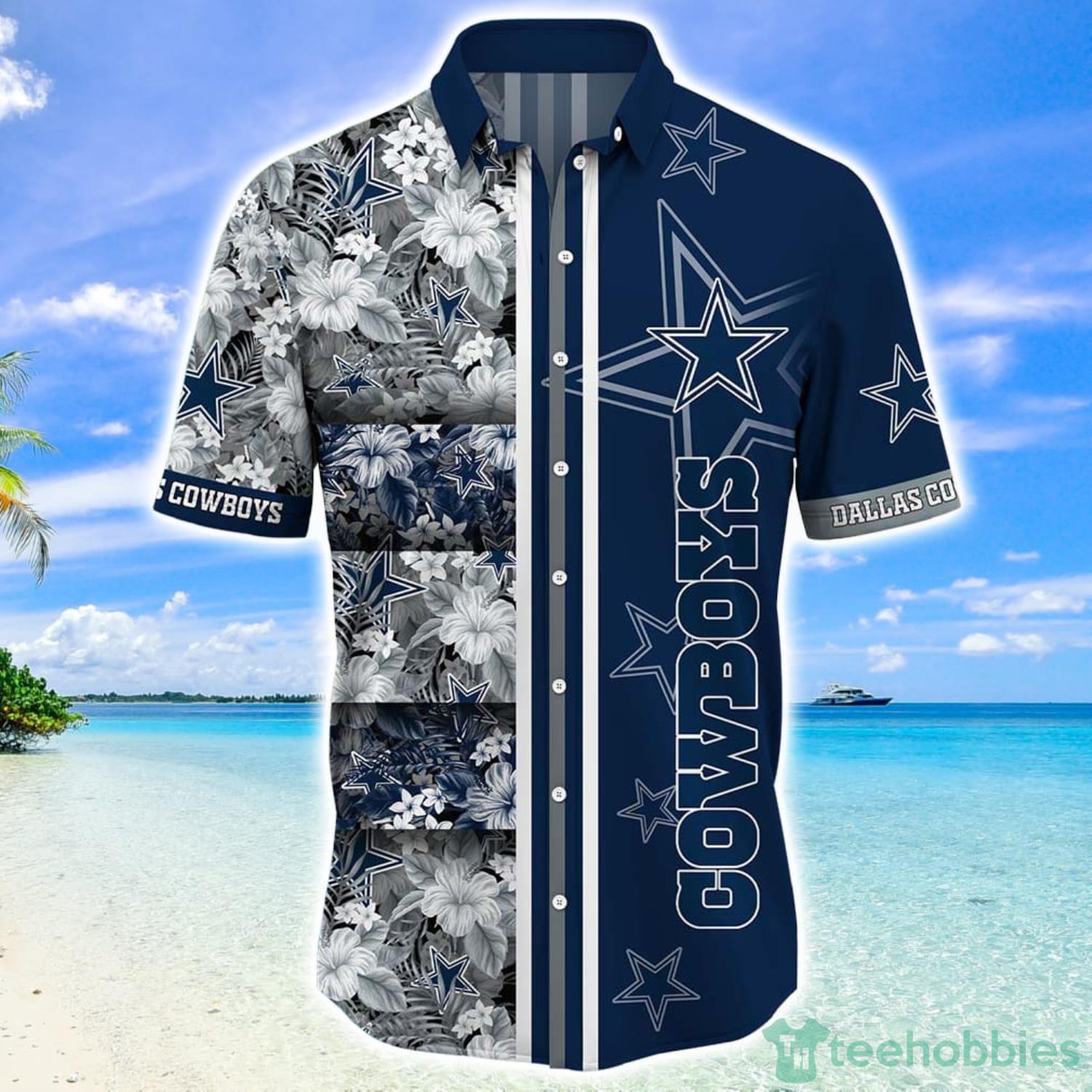 Dallas Cowboys Hawaiian Shirt Summer Tropical Pattern Gift For